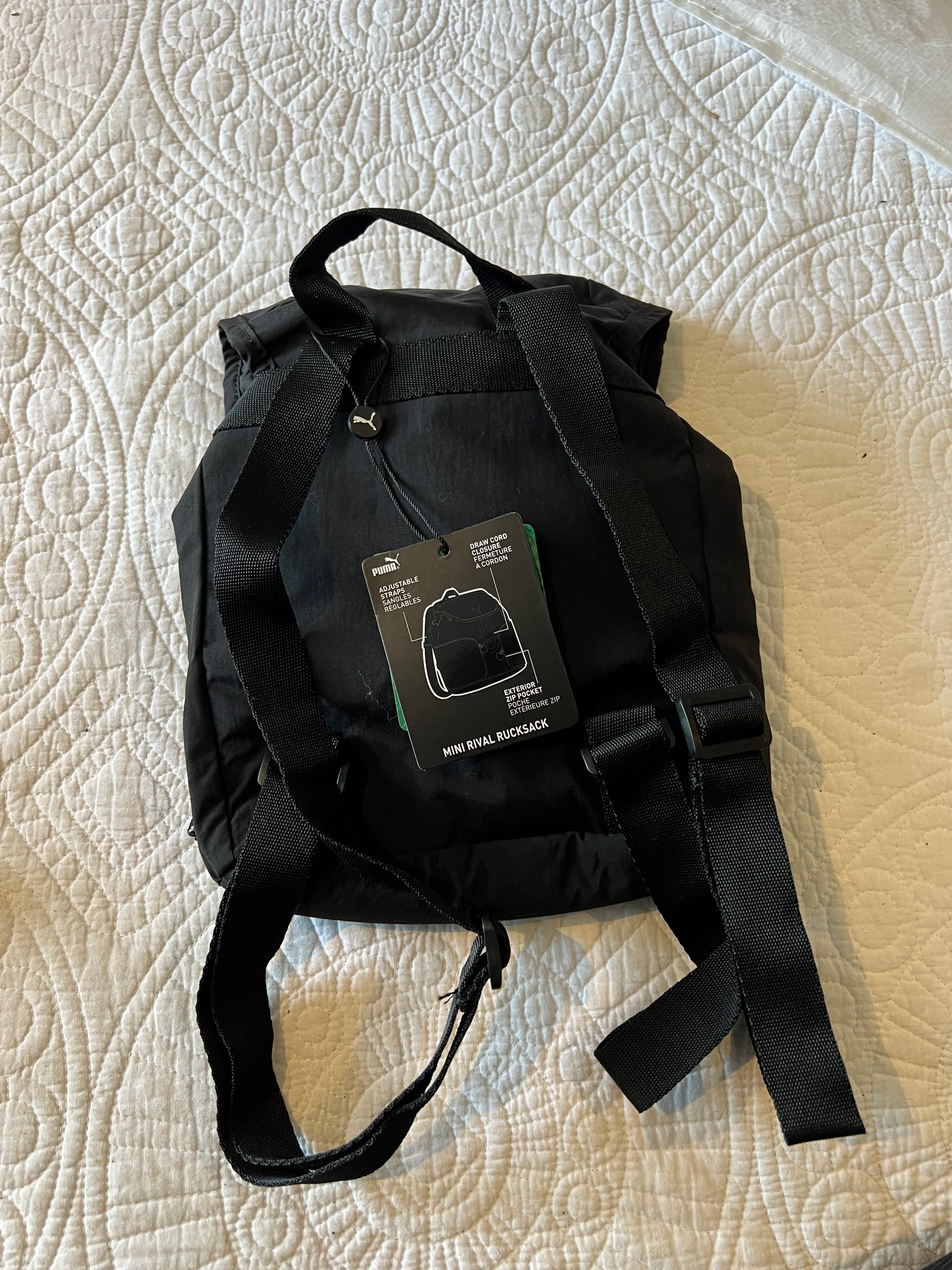 Puma mini black back pack
