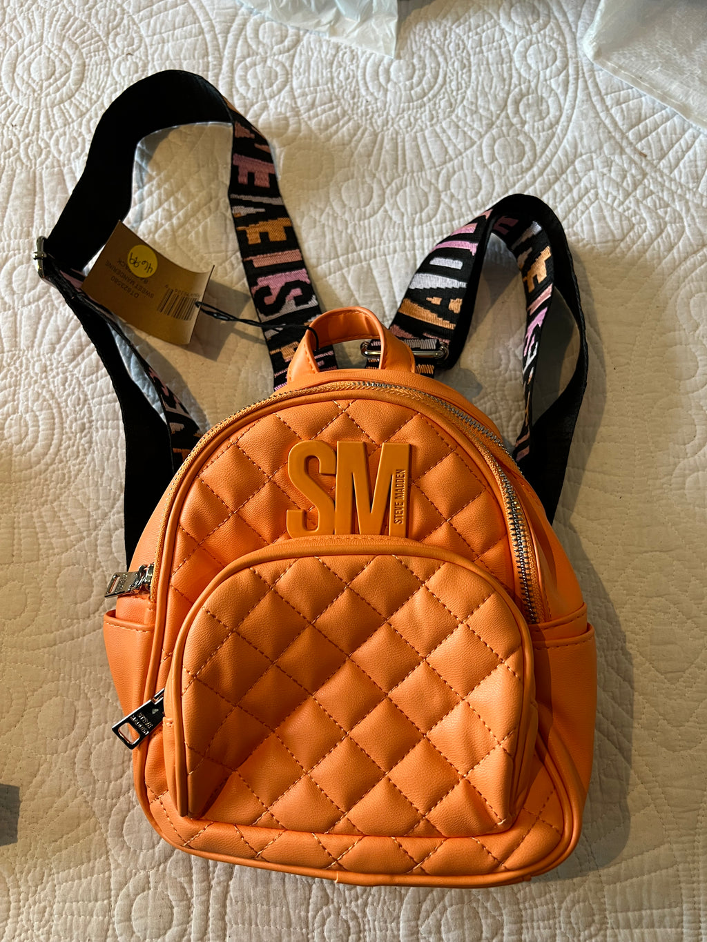 Steve Madden Mini orange backpack