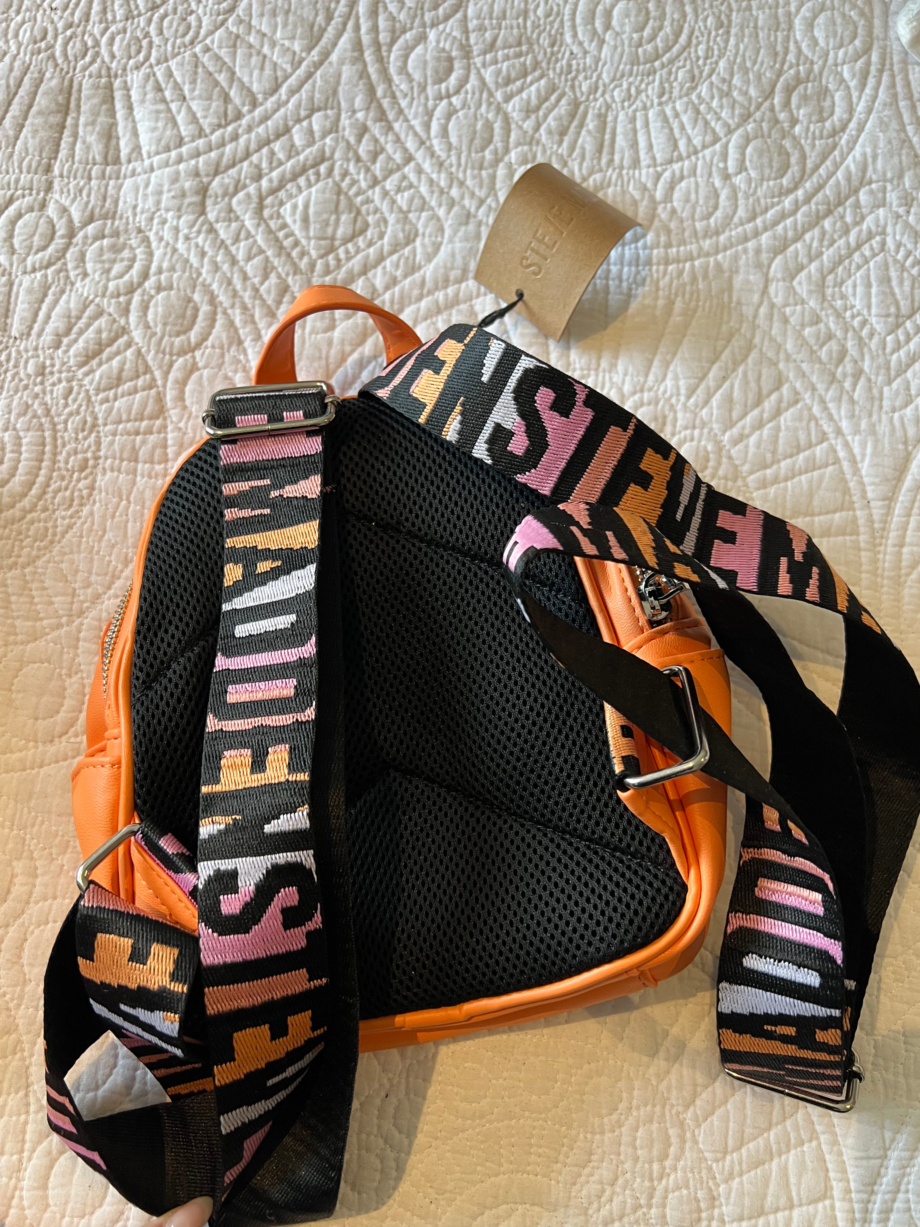 Steve Madden Mini orange backpack