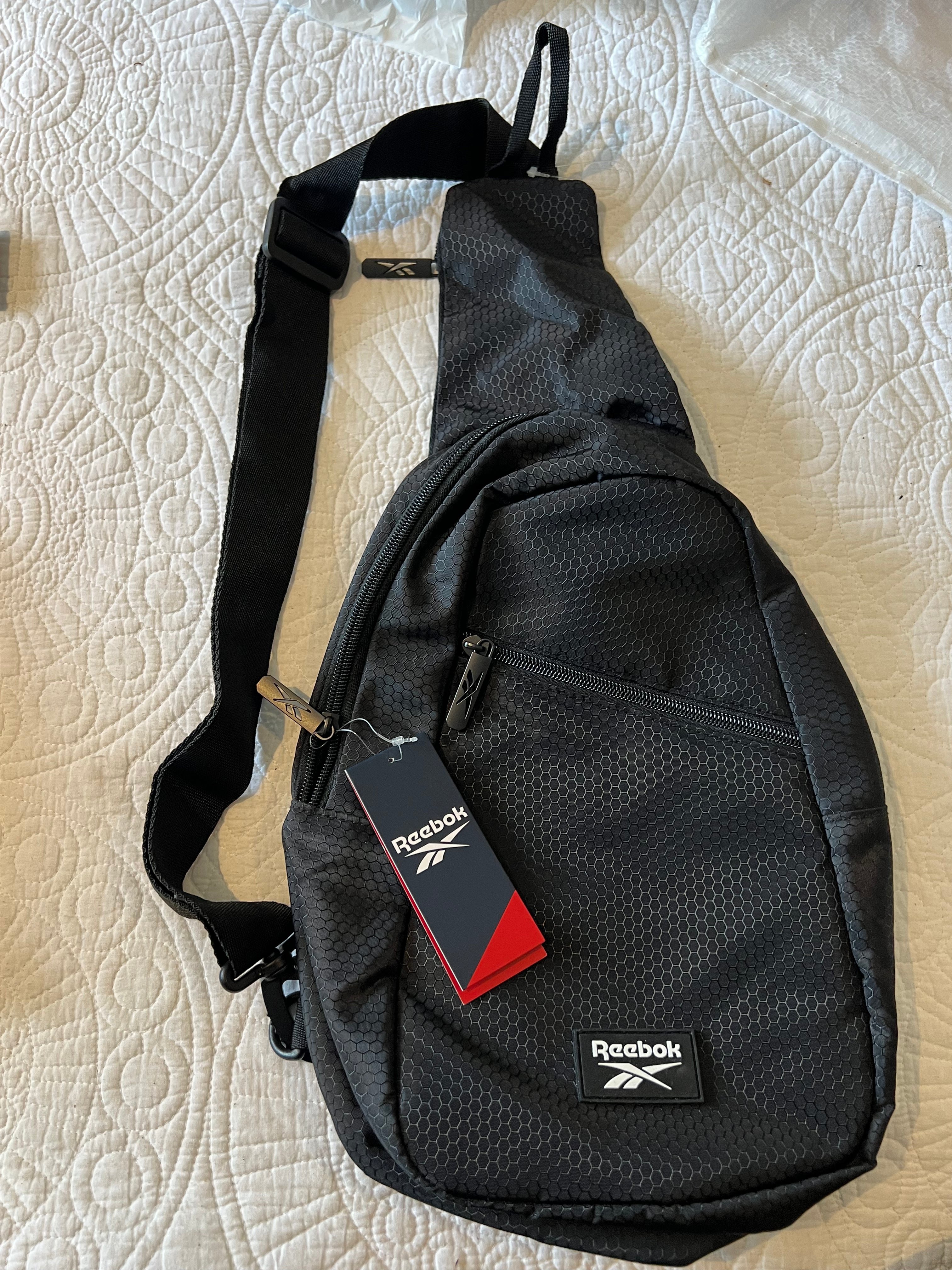 Reebok crossbody black bag