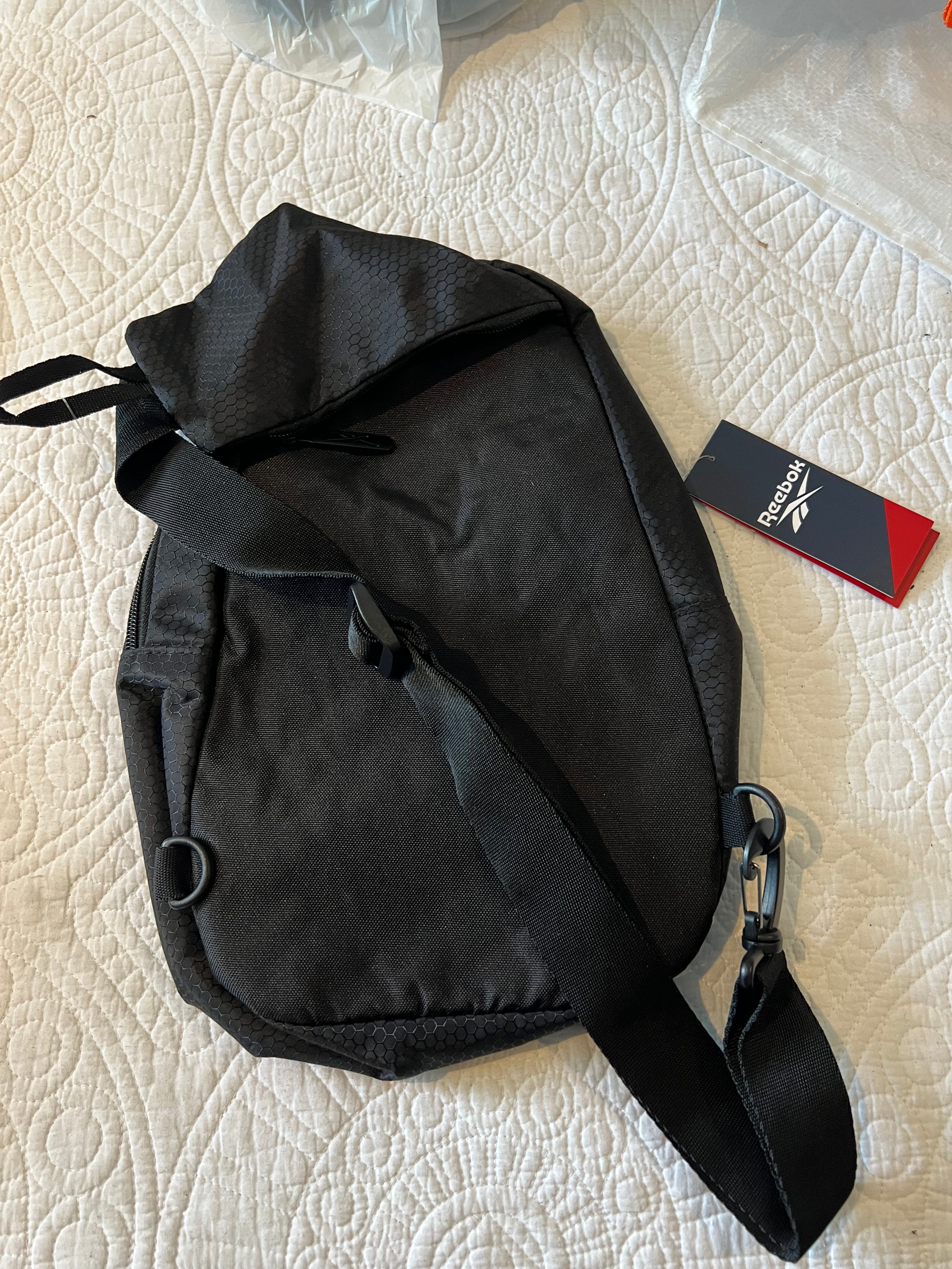 Reebok crossbody black bag