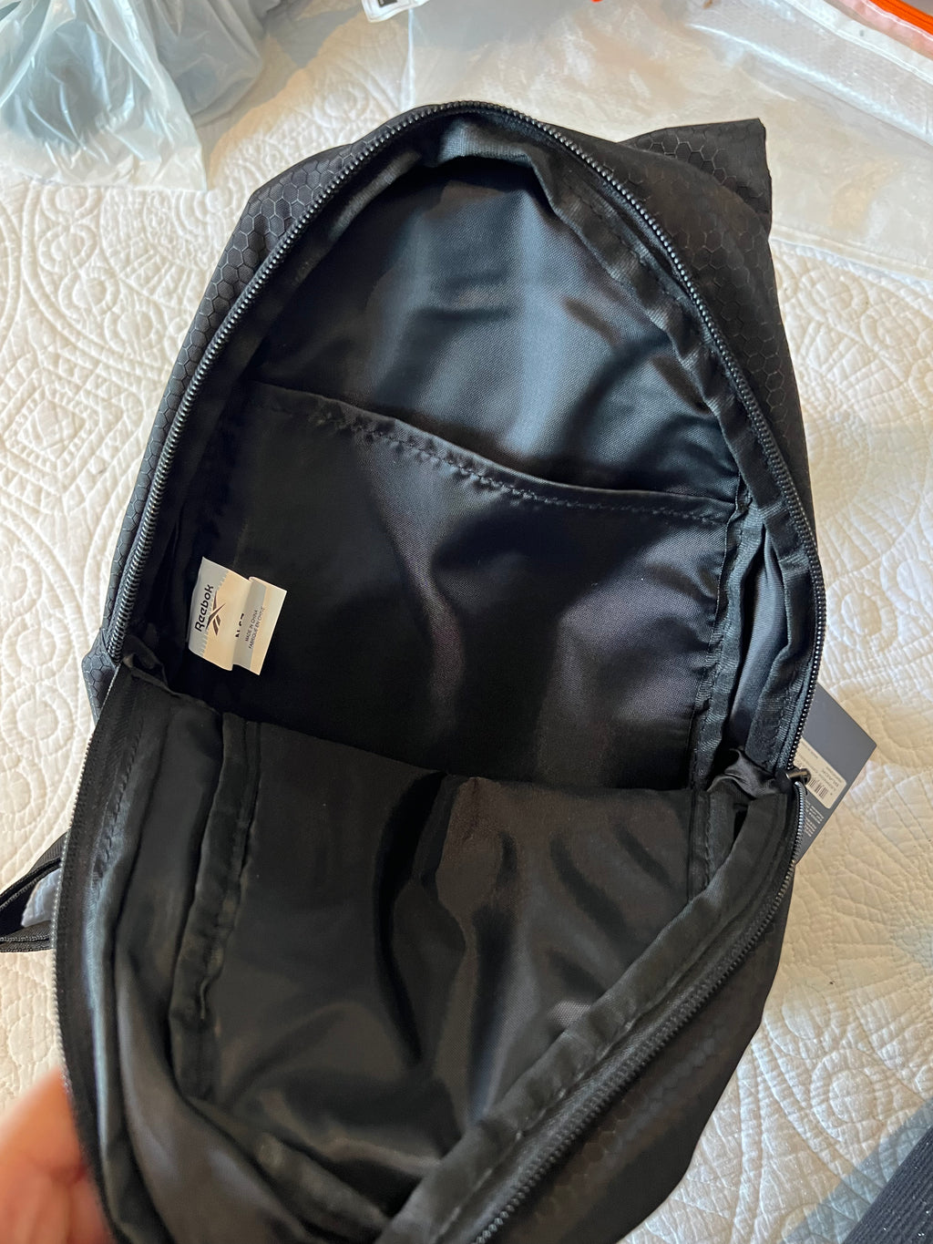 Reebok crossbody black bag