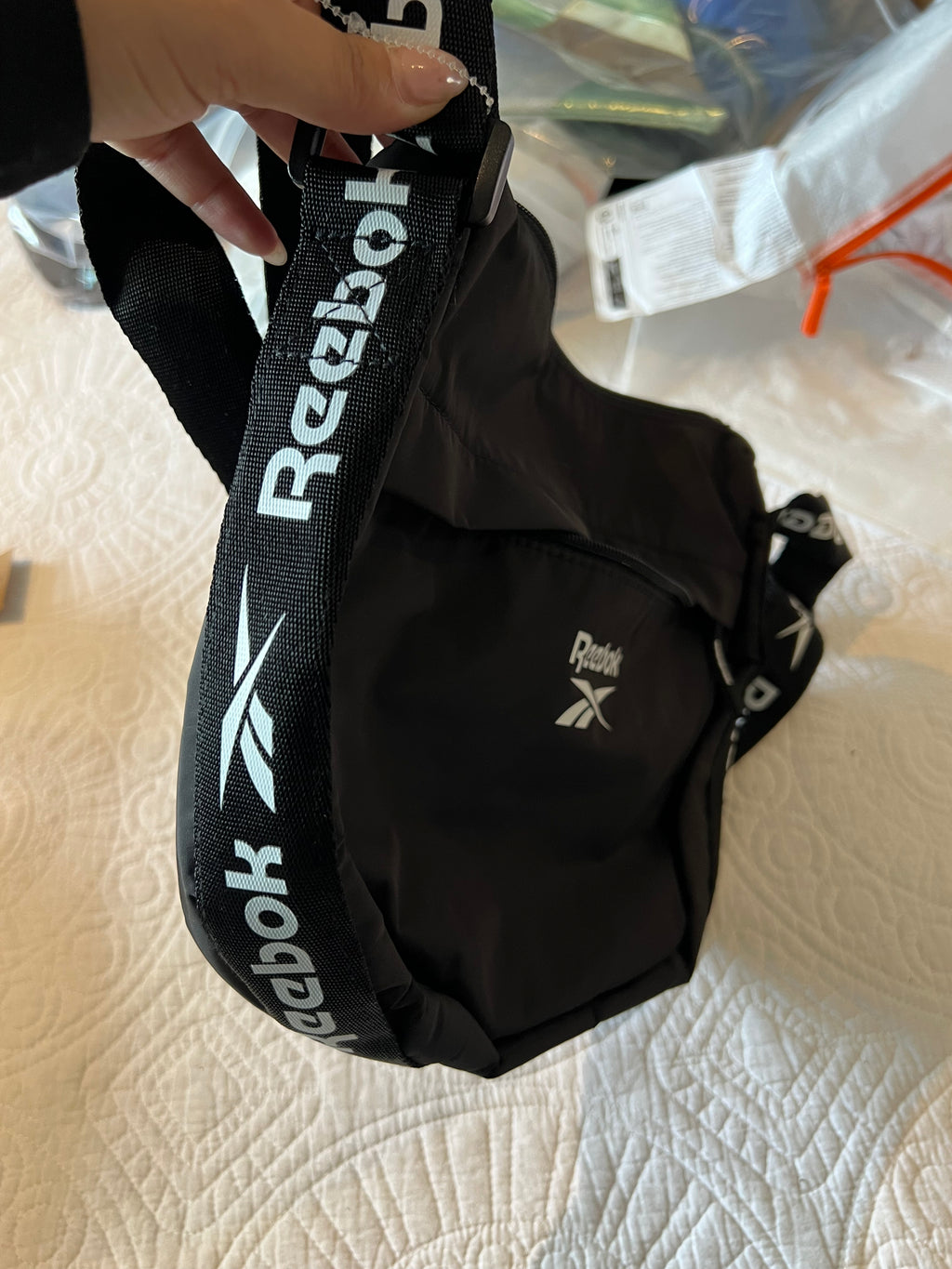 Reebok crossbody black bag