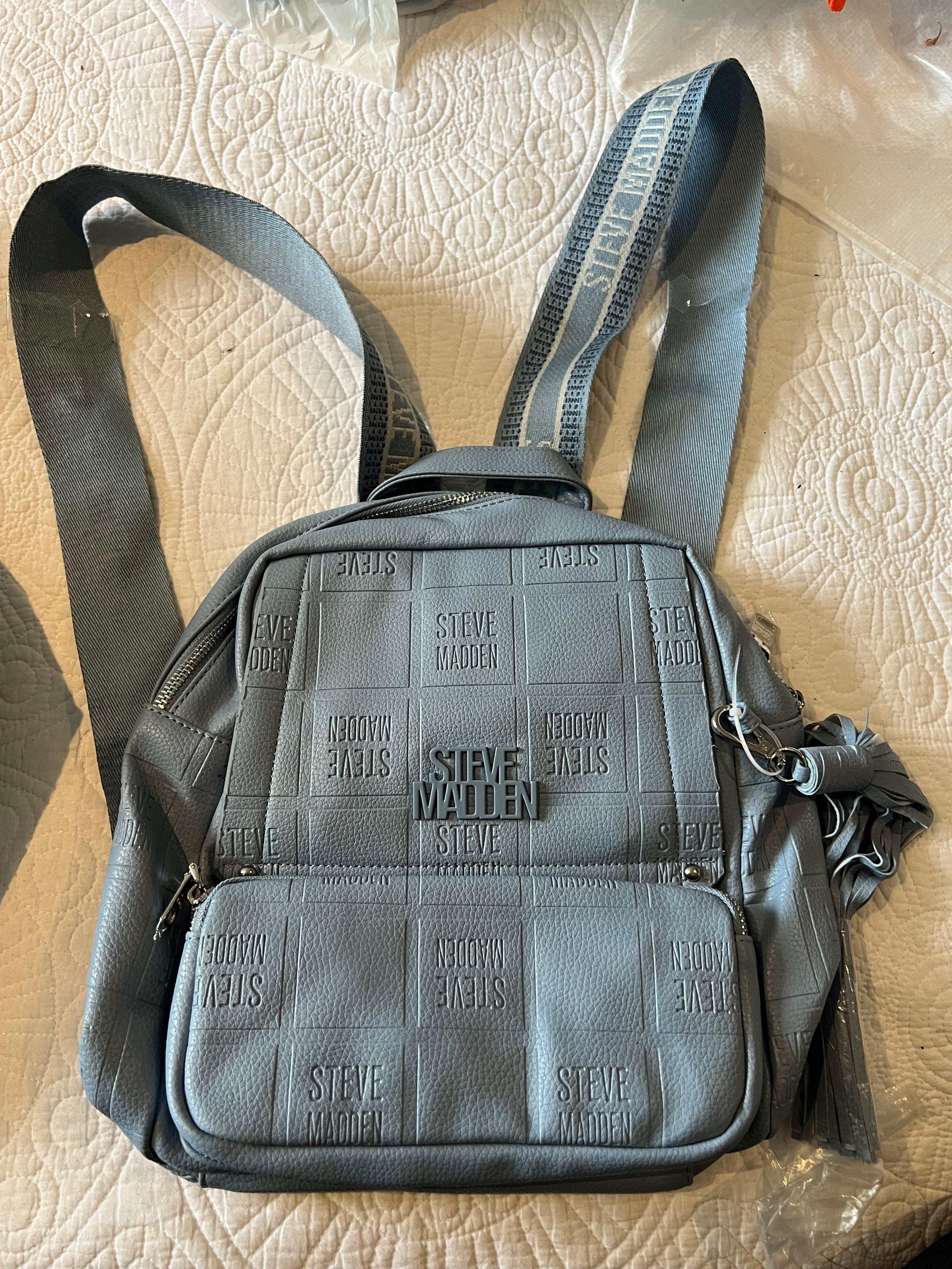 Steve Madden Med blue back pack
