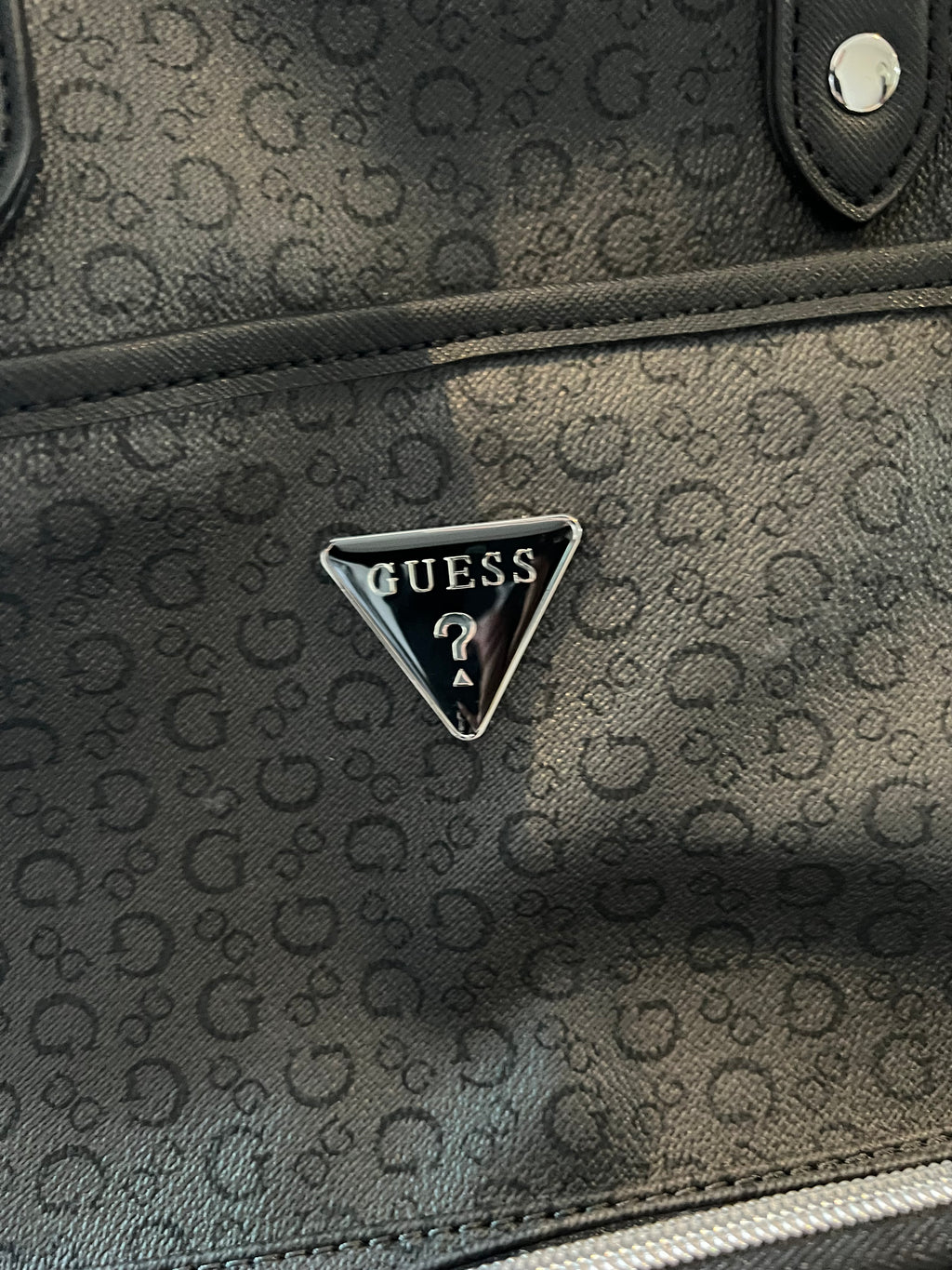 Guess large grey/black back pack
