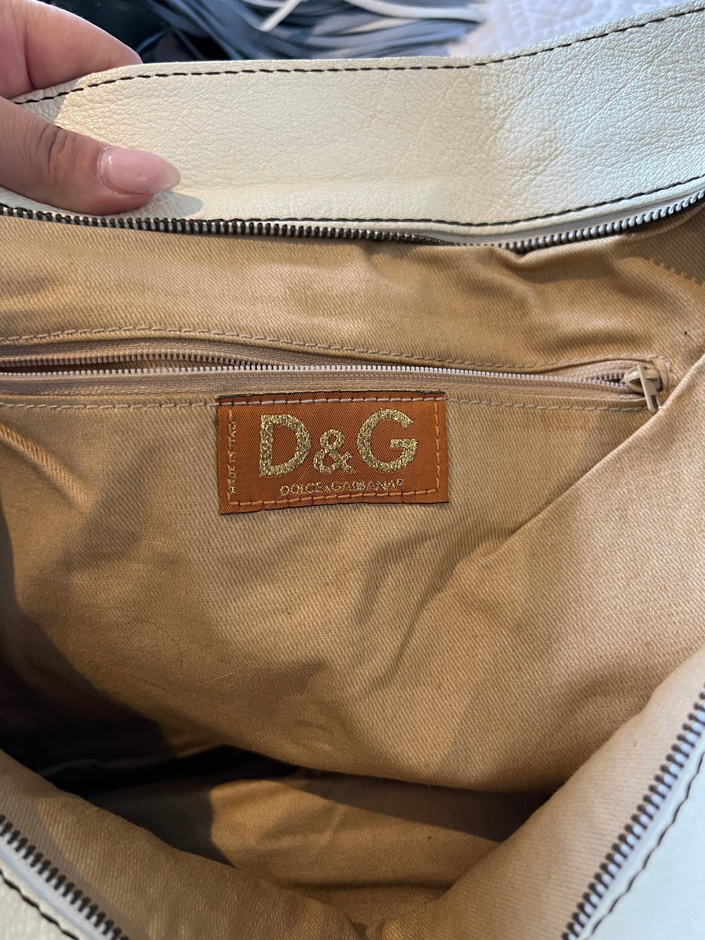 Dolce & Gabanna Beige Large handbag