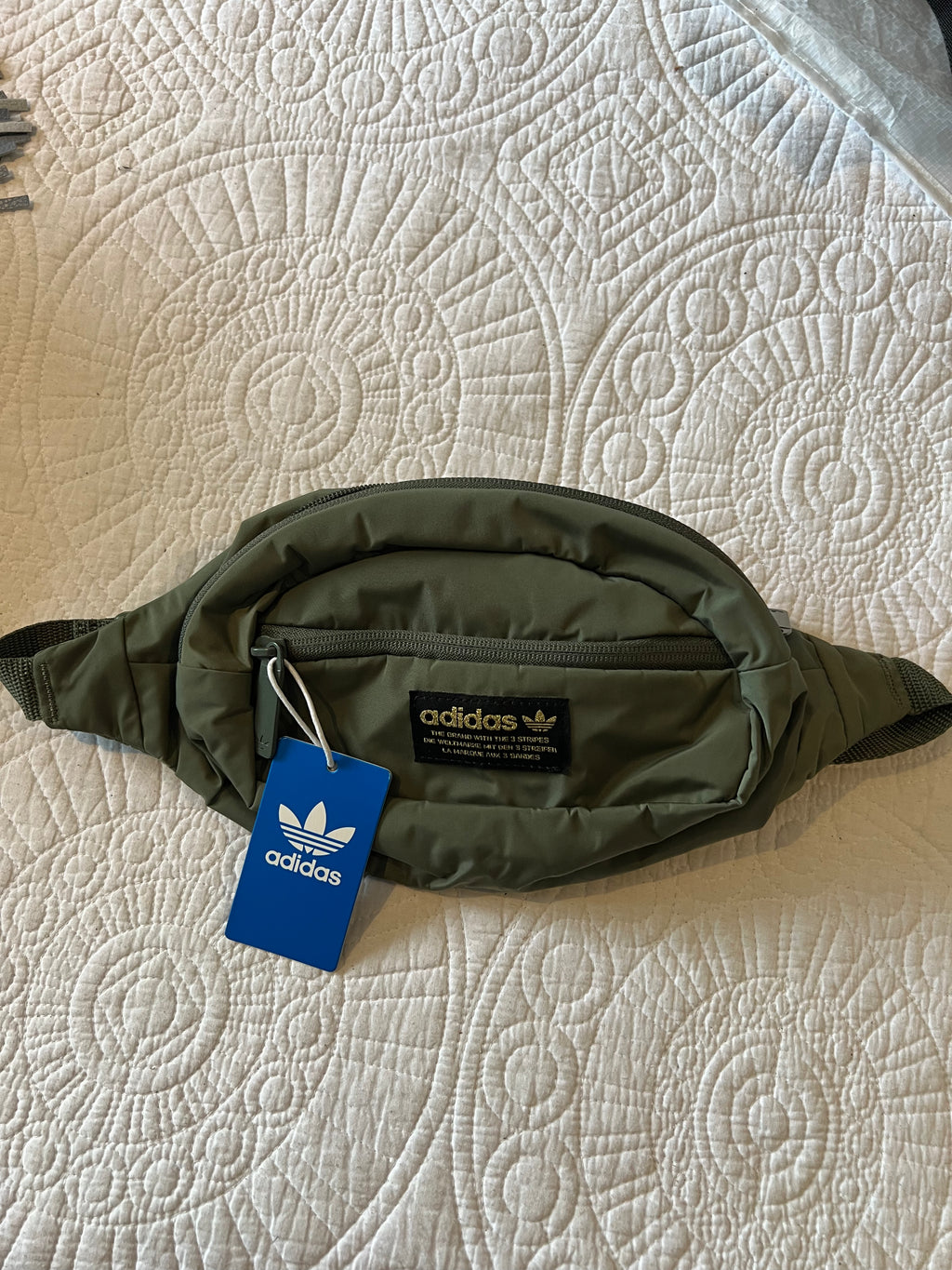 Adidas Khaki green bum bag