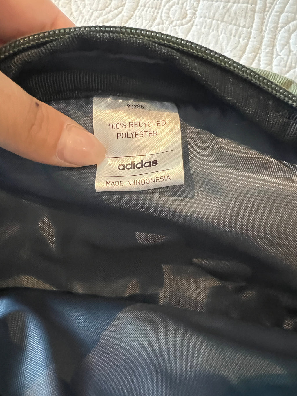 Adidas Khaki green bum bag