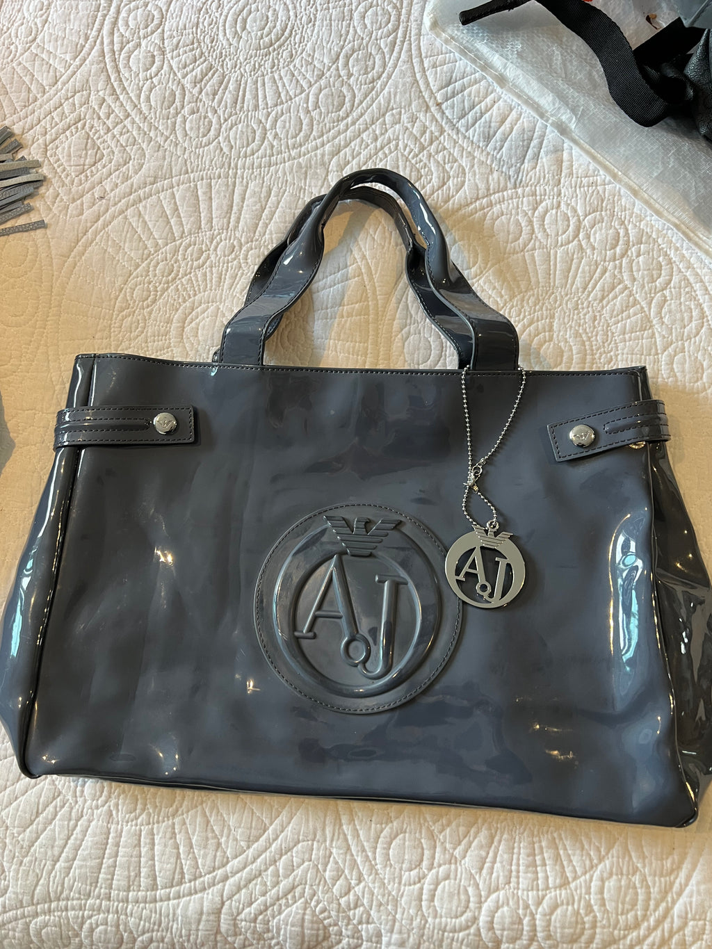 Armani Jeans Grey Med bag