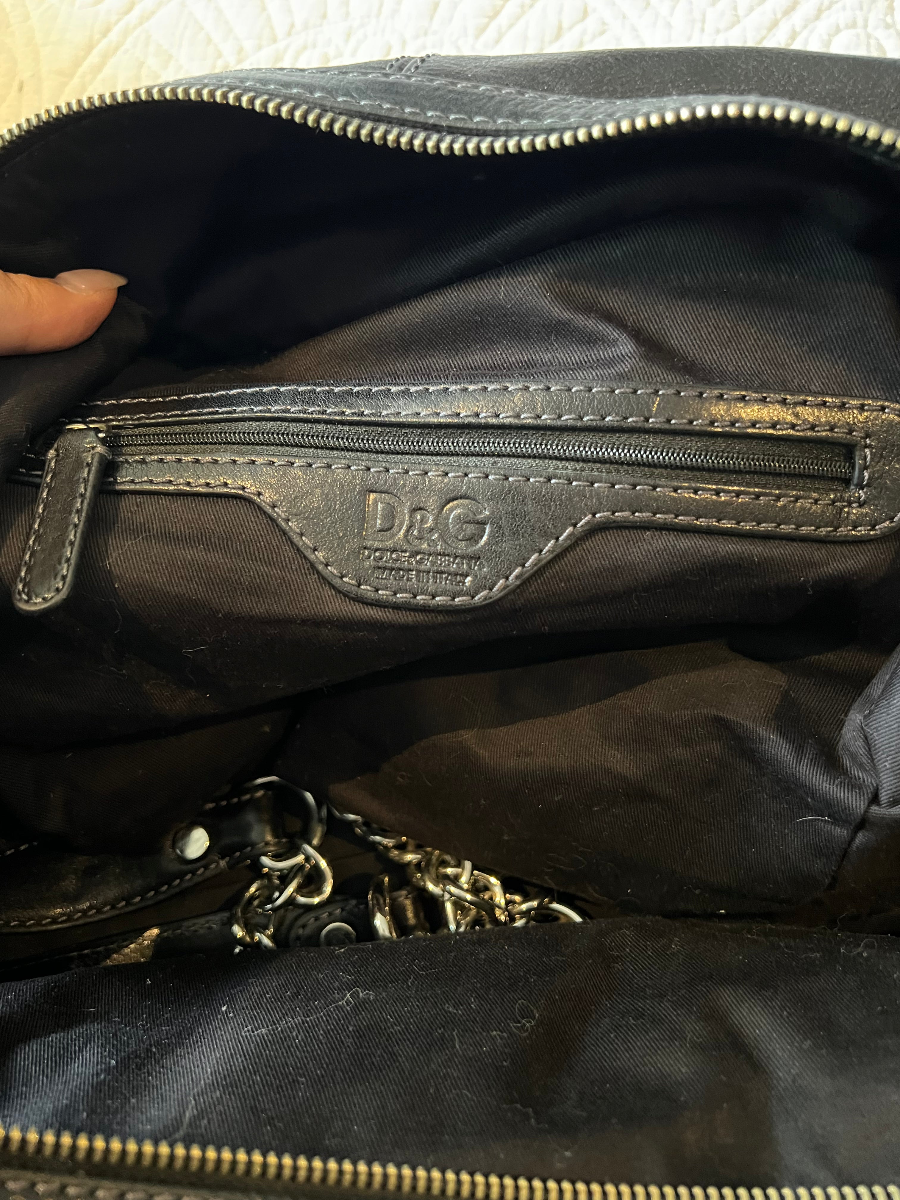 Dolce & Gabanna Med black bag