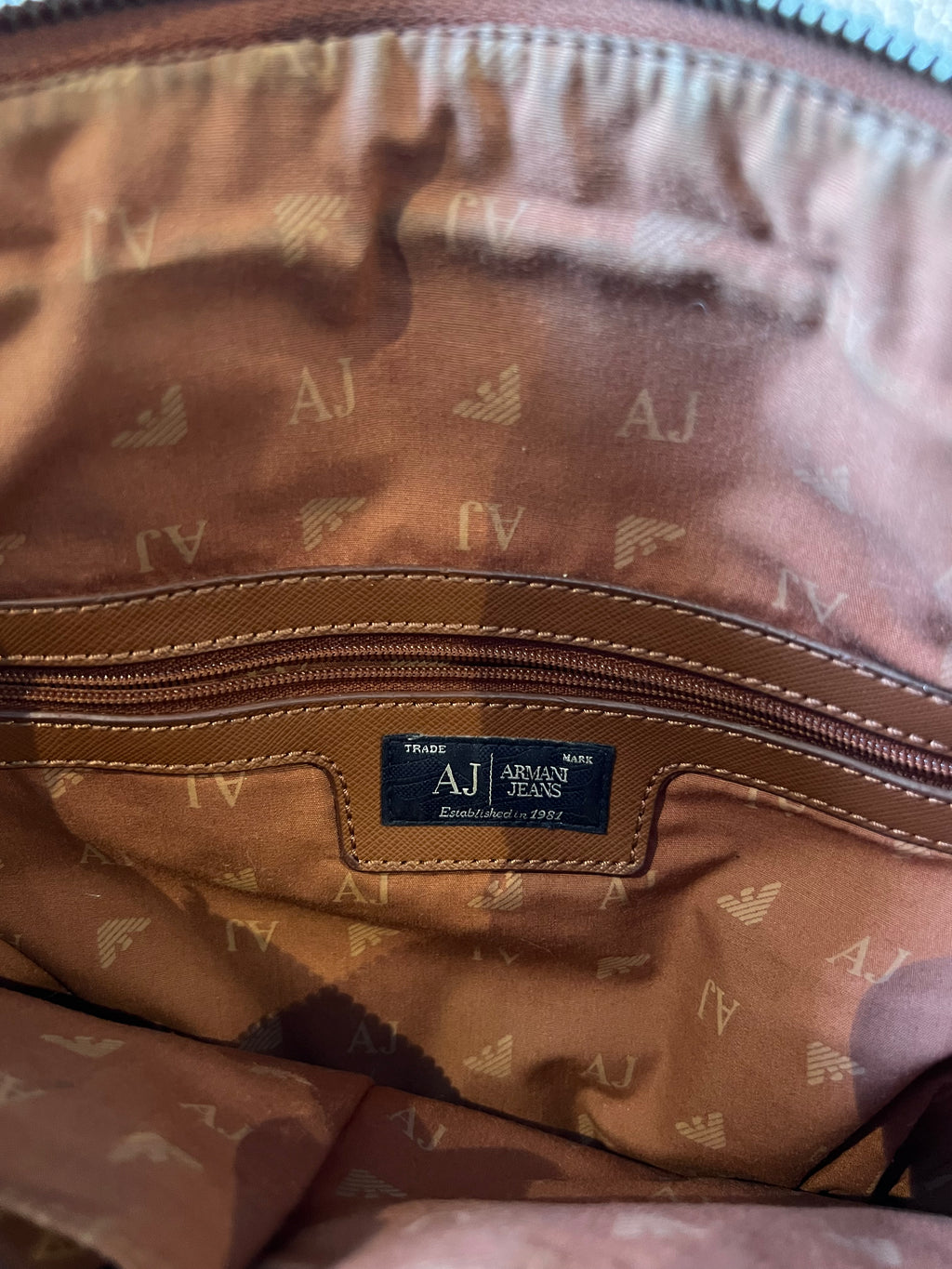 Armani Jeans Brown Med bag