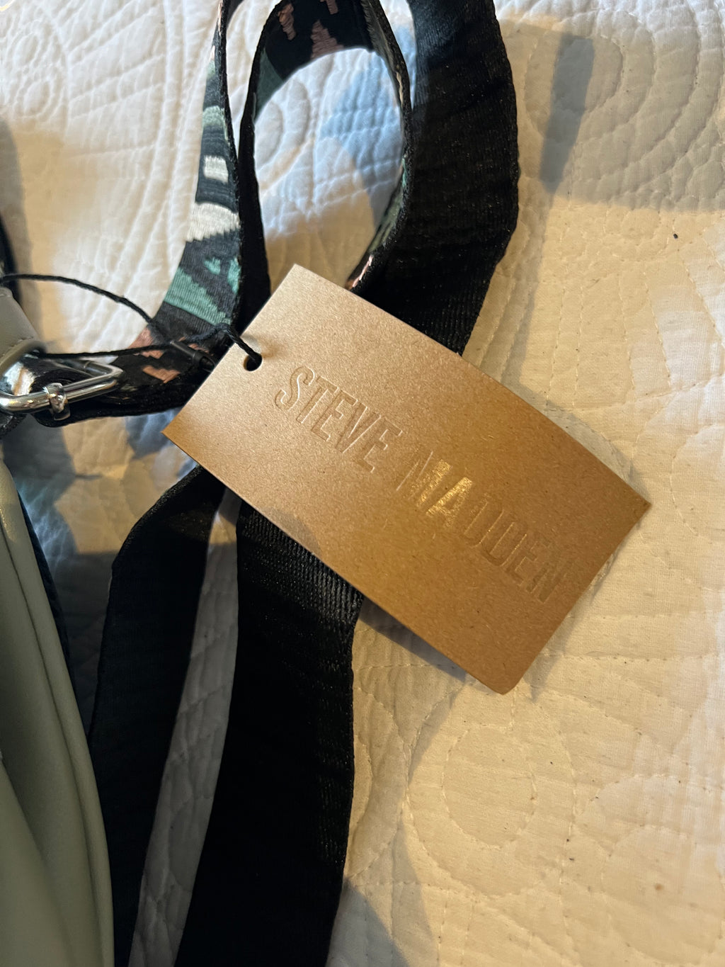 Steve Madden Mini green backpack