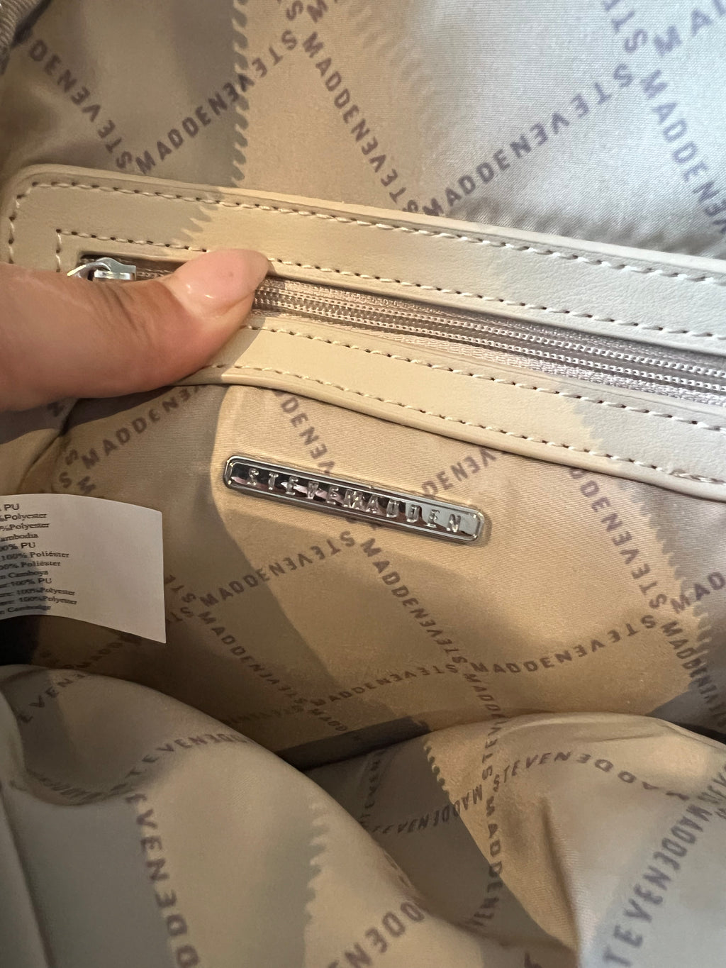 Steve Madden Mini green backpack