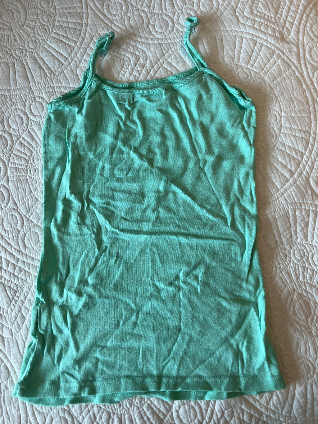 Mint green spaghetti strap vest
