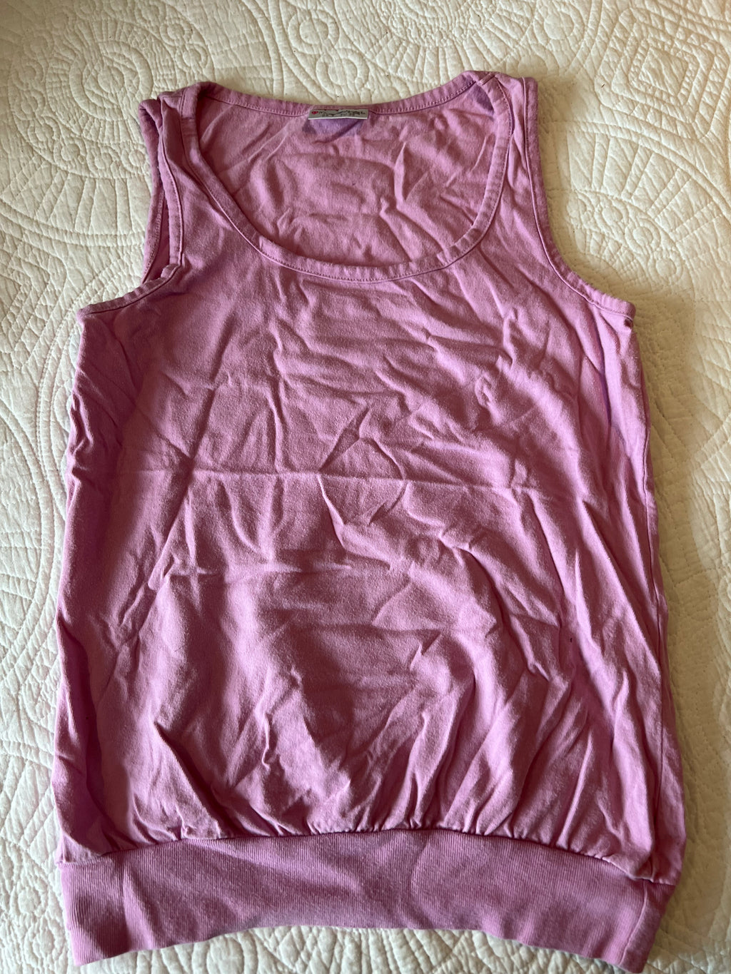 Pink vest top