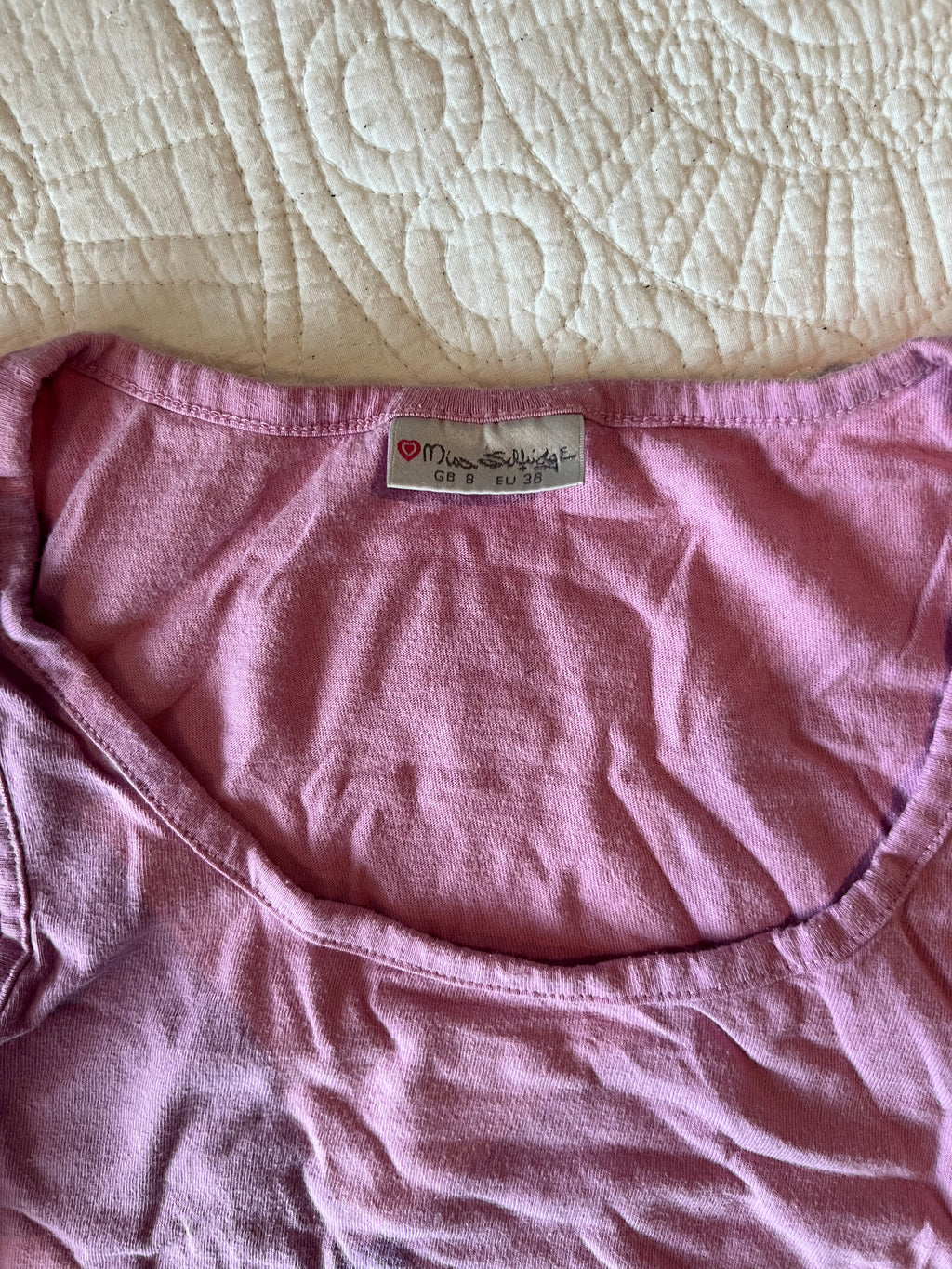Pink vest top