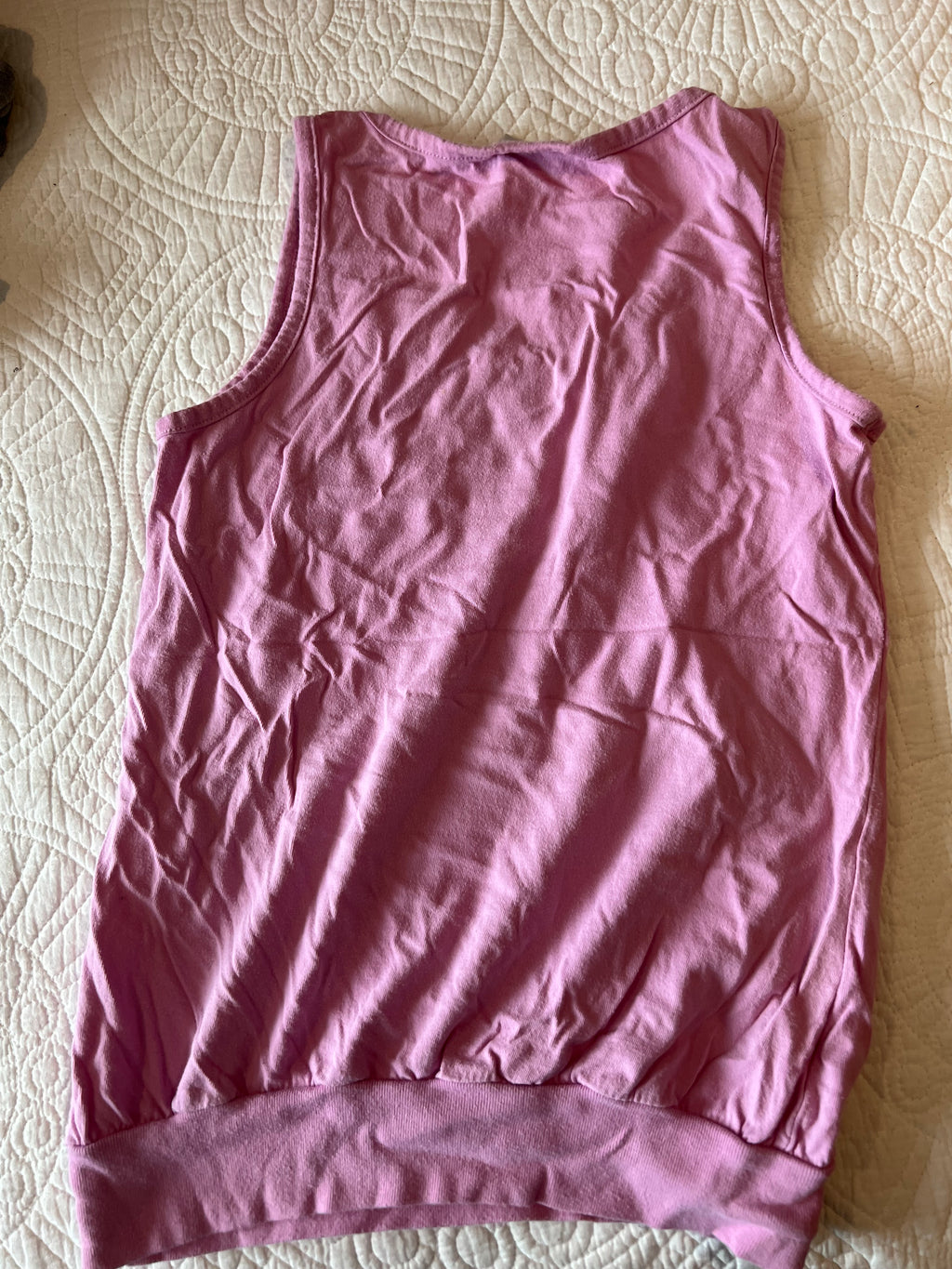 Pink vest top