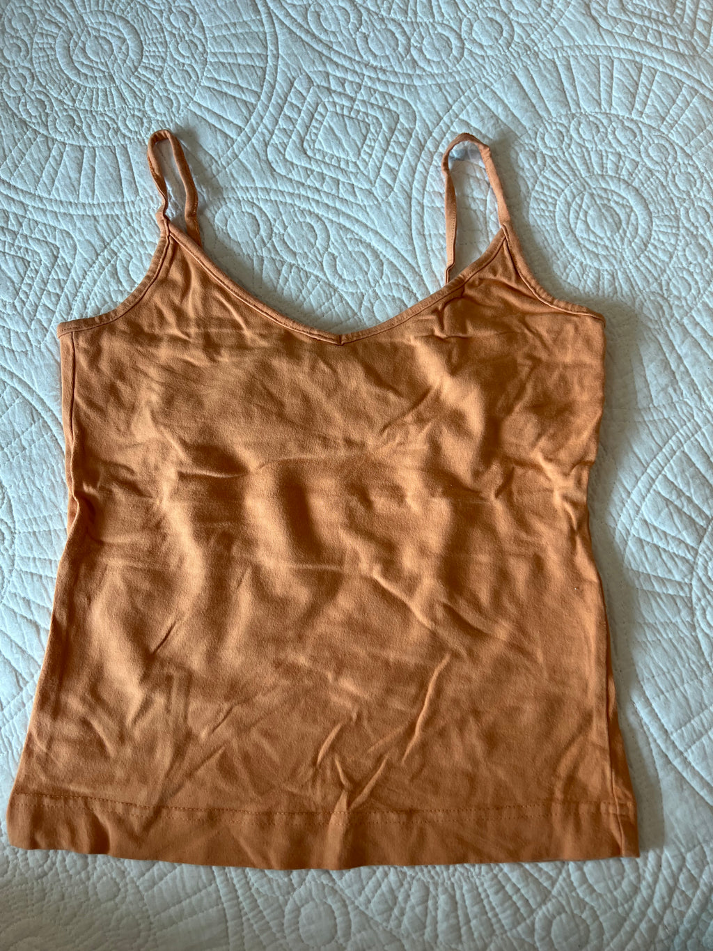 Pale orange tank top