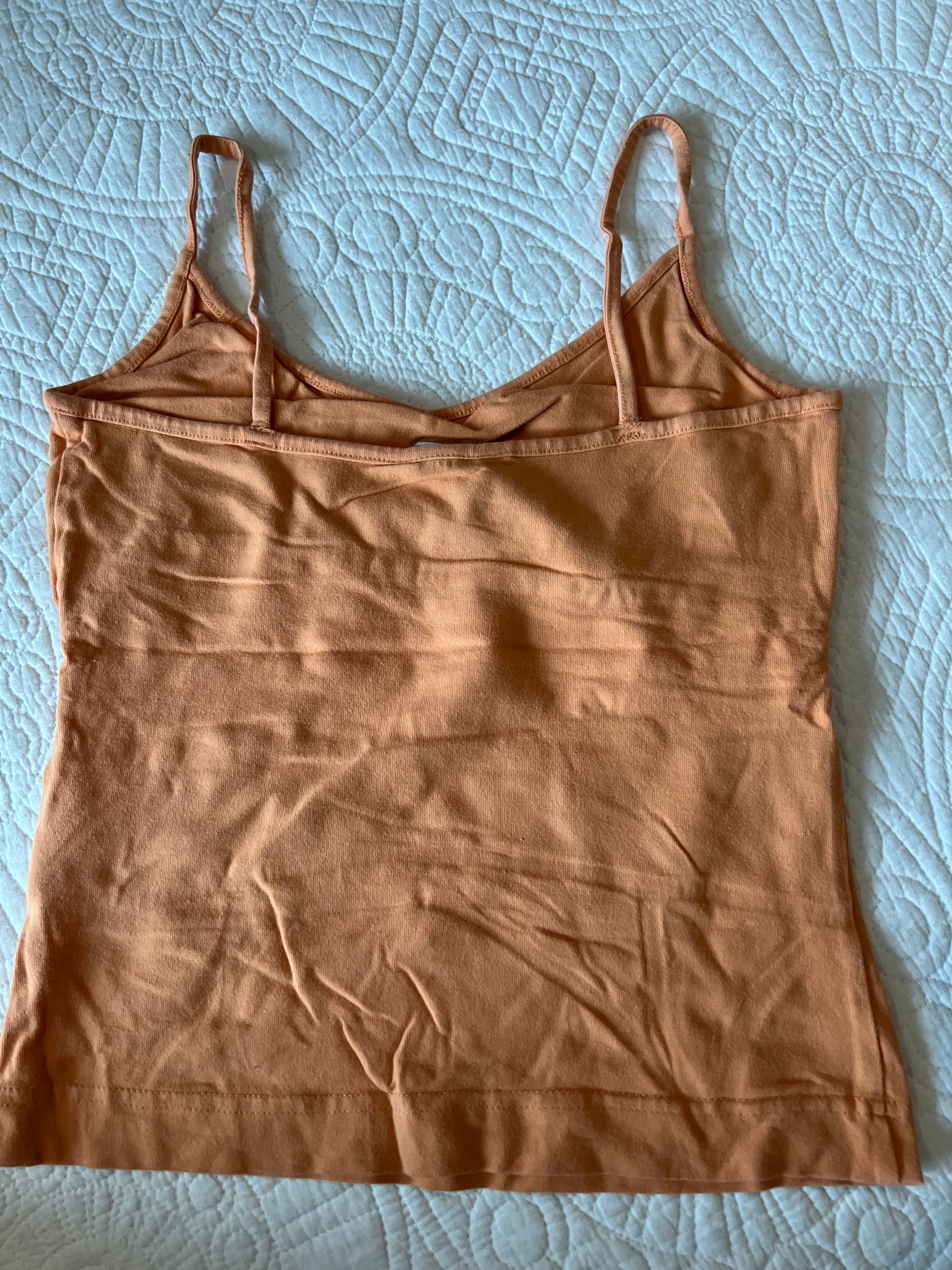 Pale orange tank top