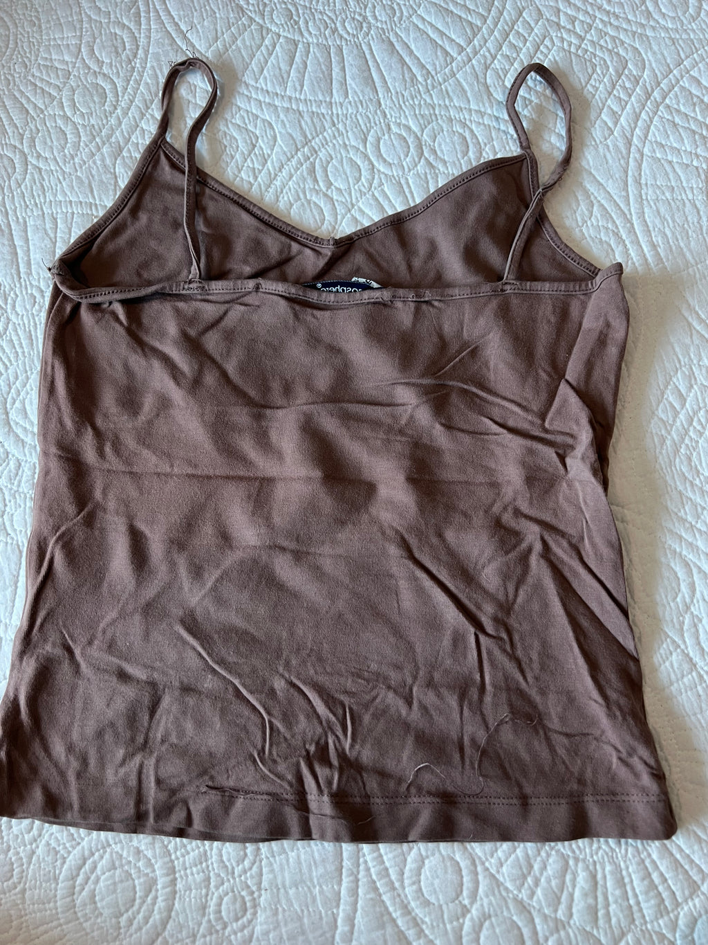 Brown tank top