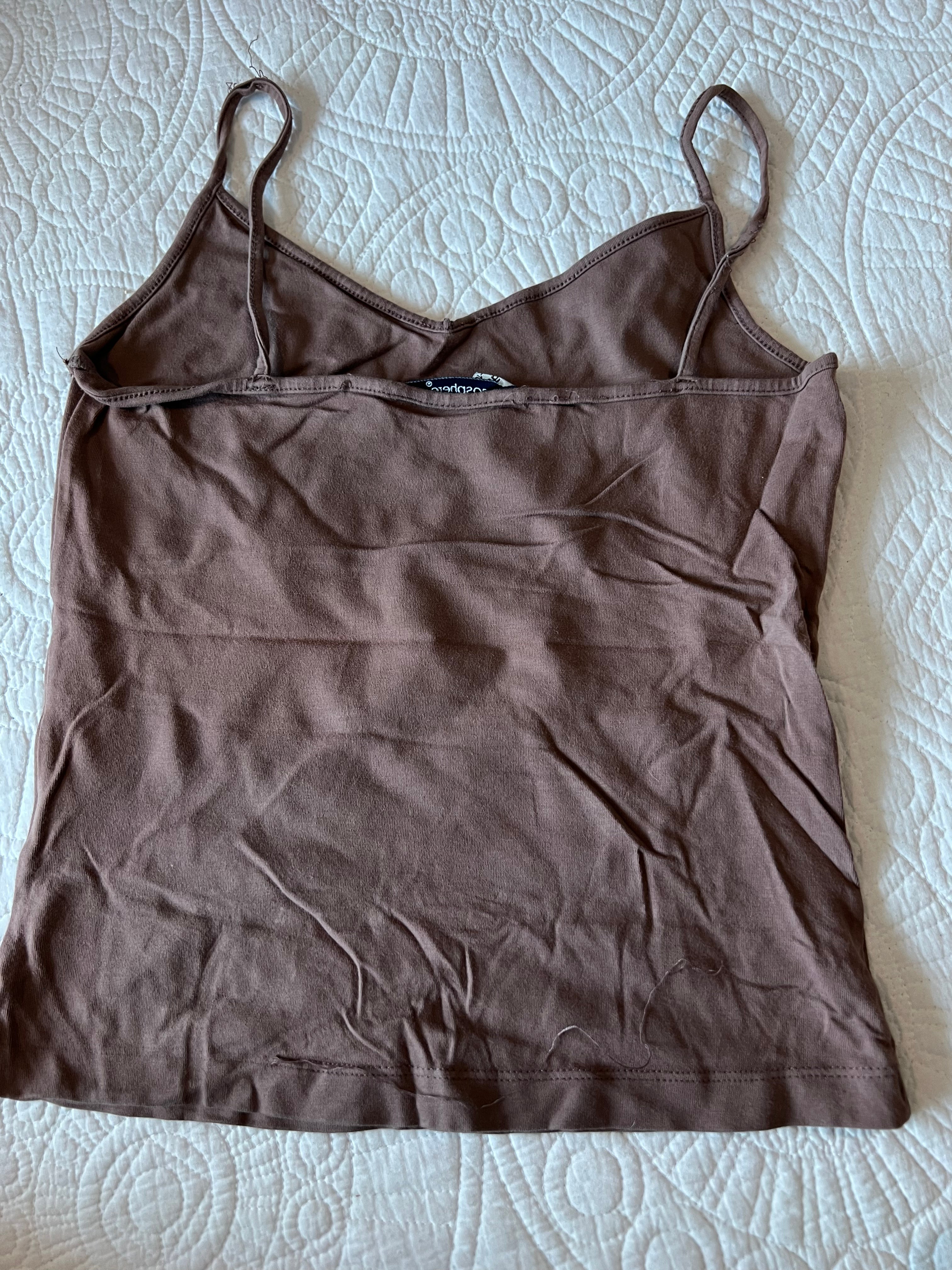 Brown tank top