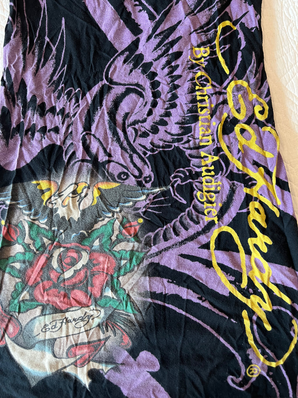 Ed Hardy graphic dress