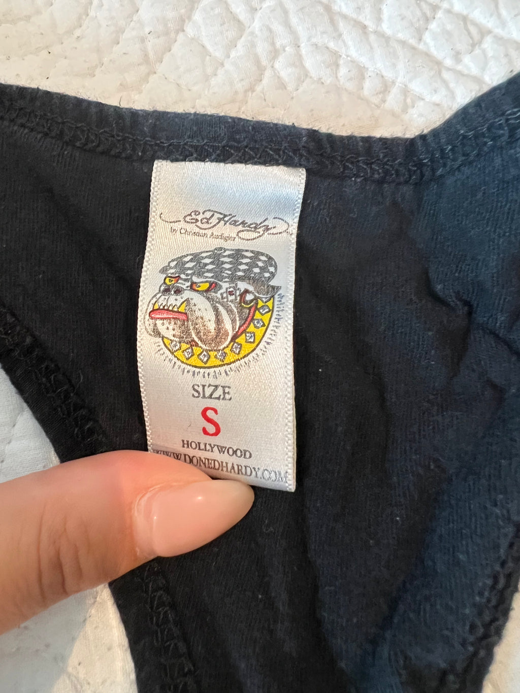 Ed Hardy graphic dress
