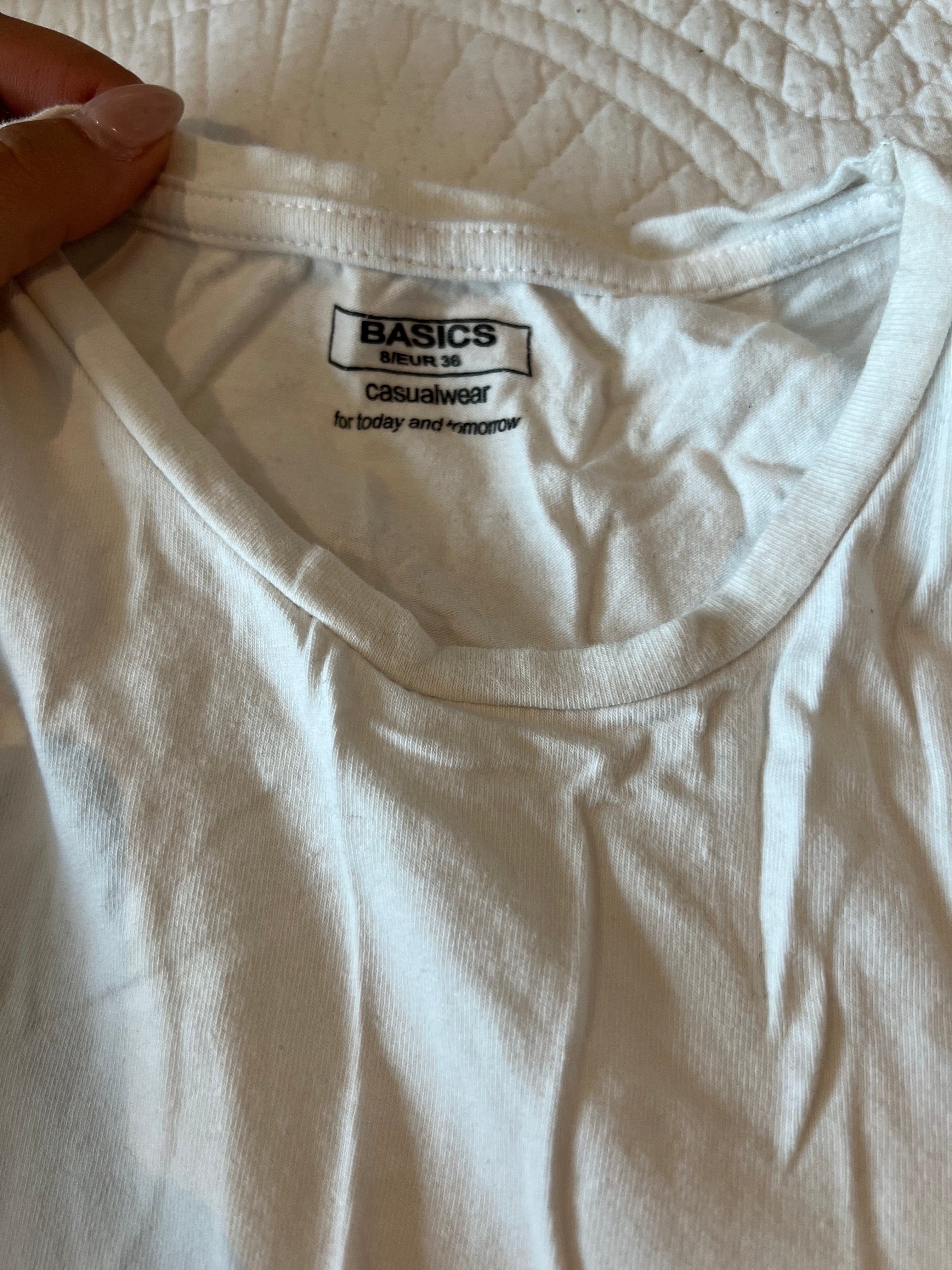 Long sleeve white top