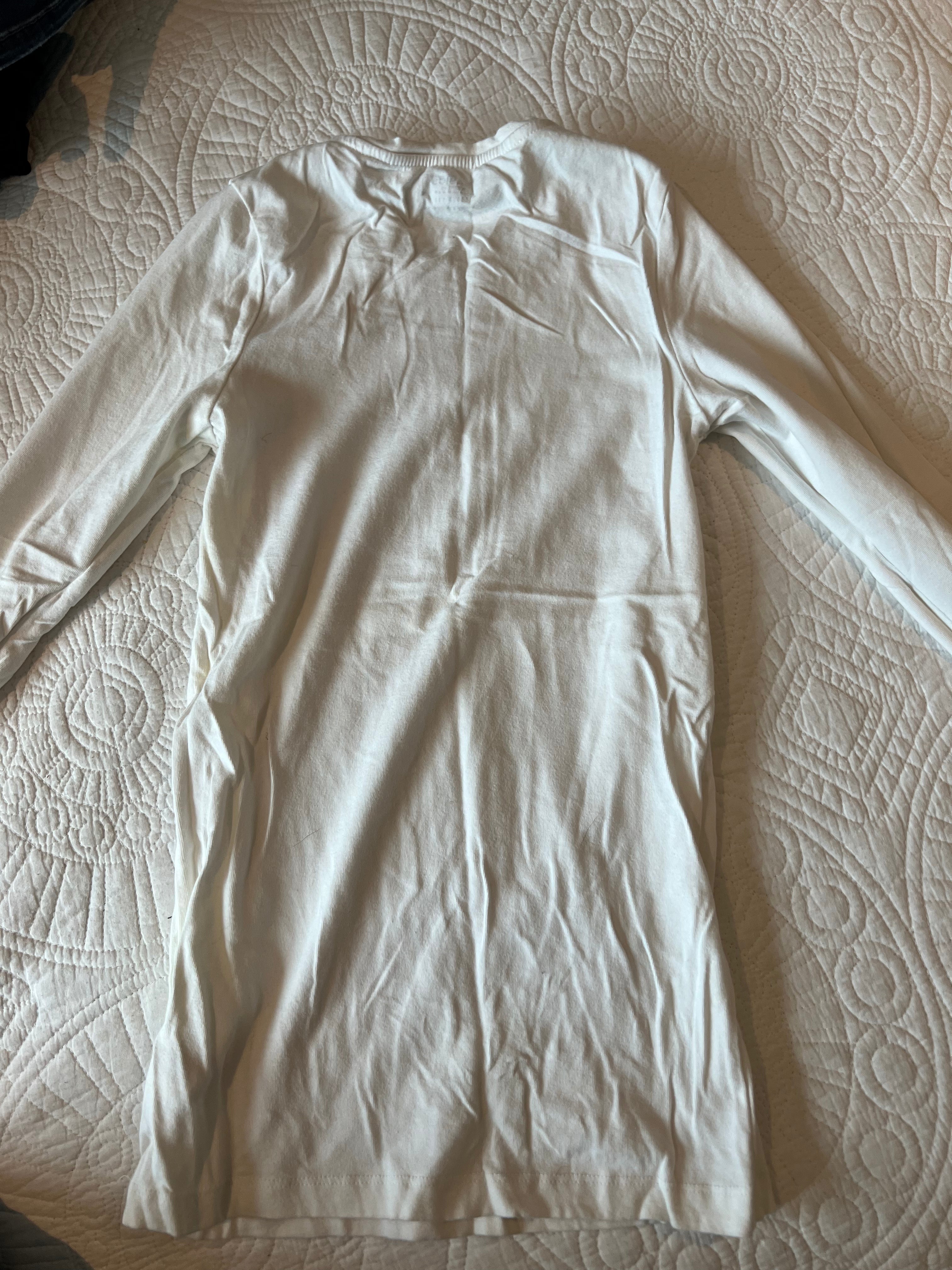 Long sleeve white top