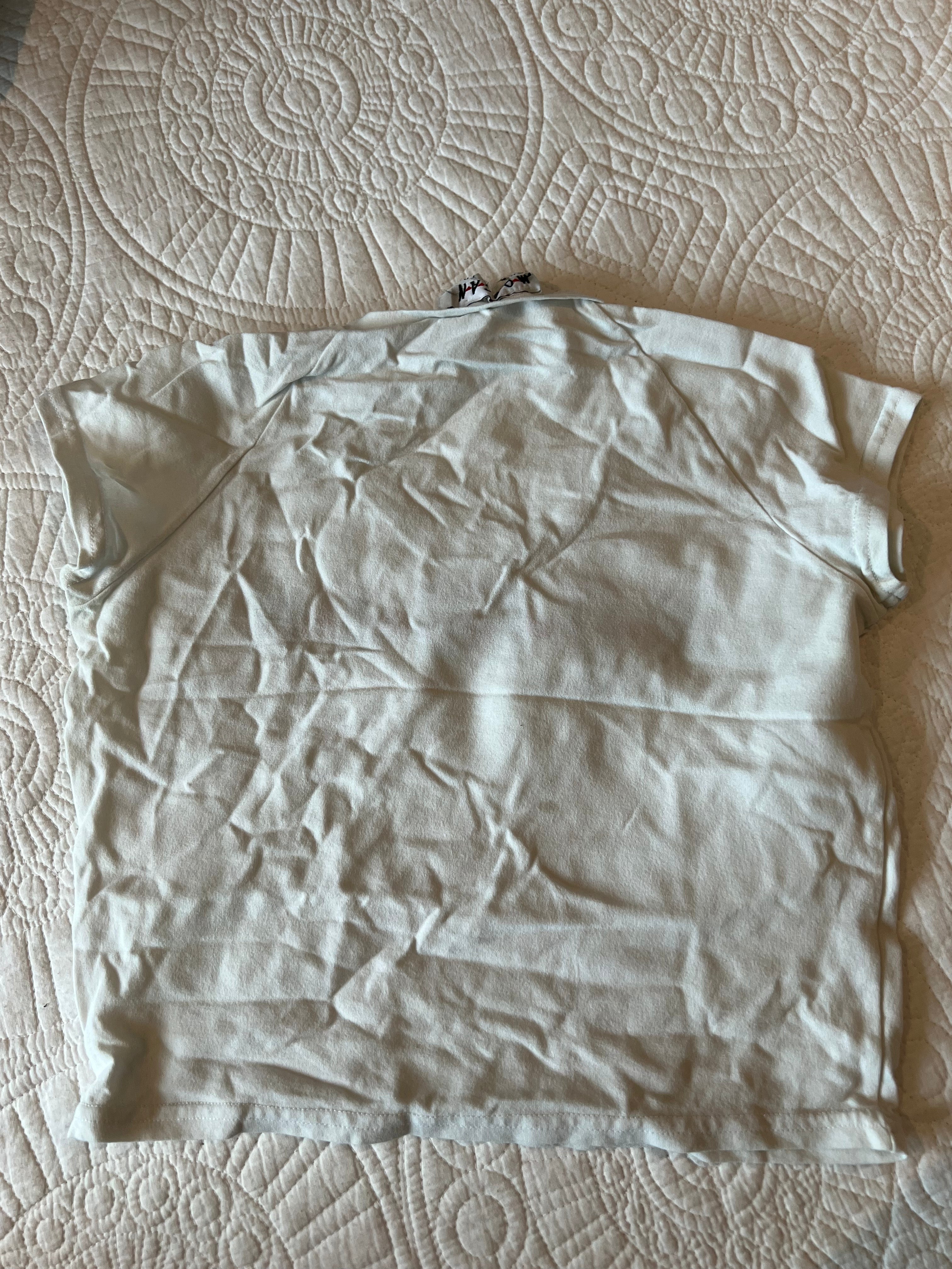 White morgan crop top