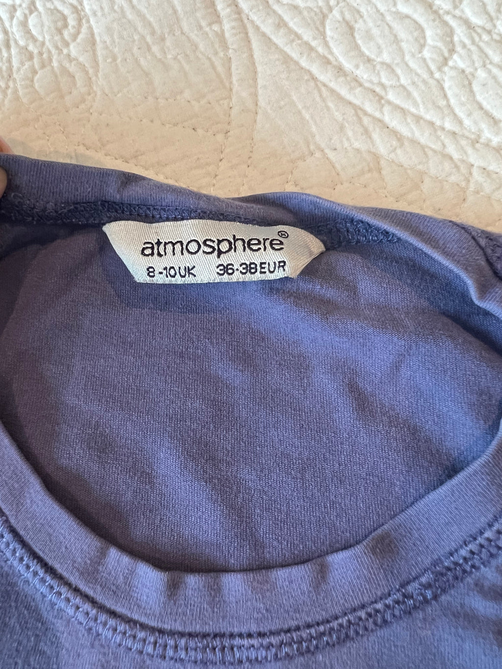 Purple short sleeve top