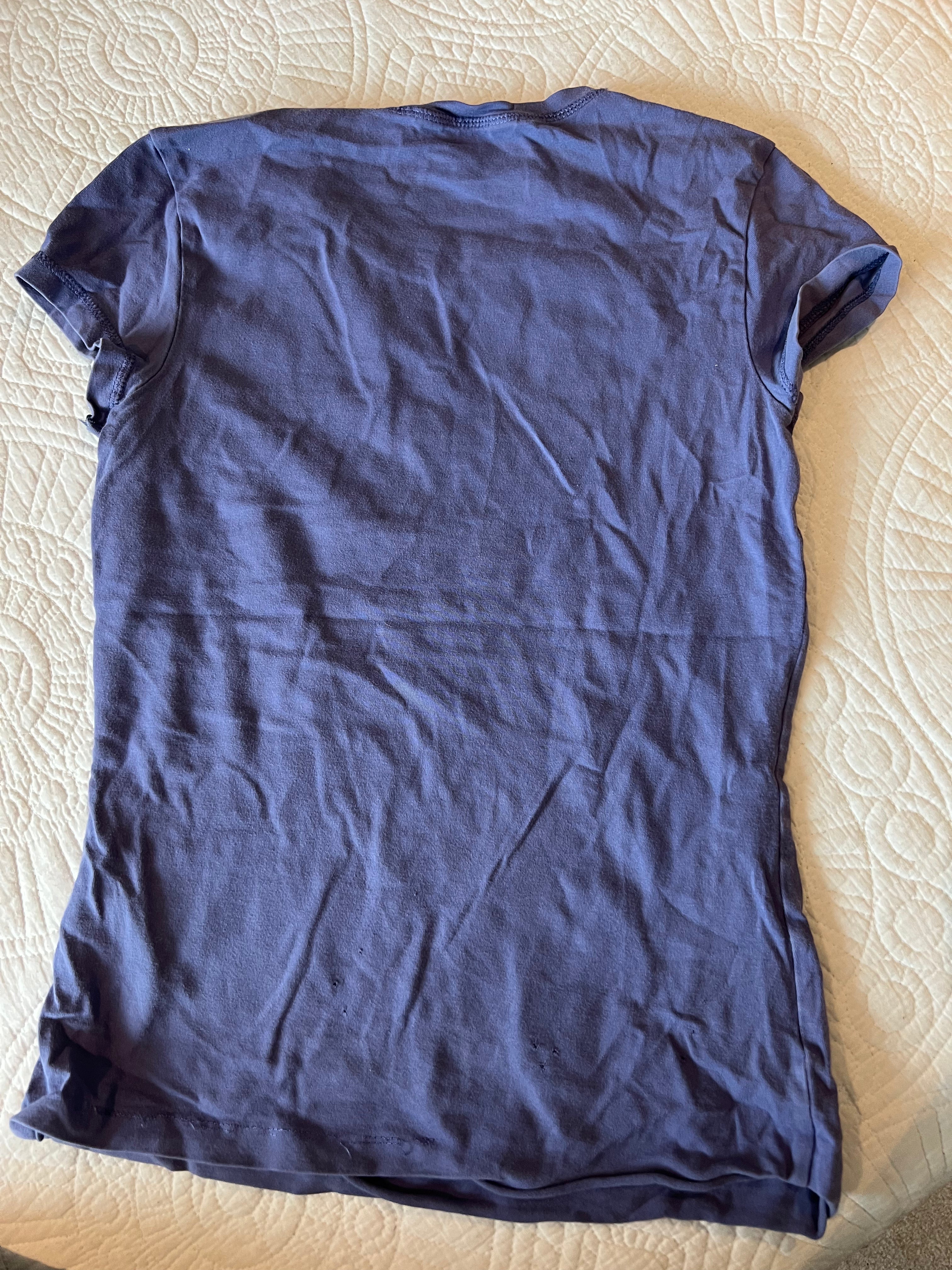 Purple short sleeve top