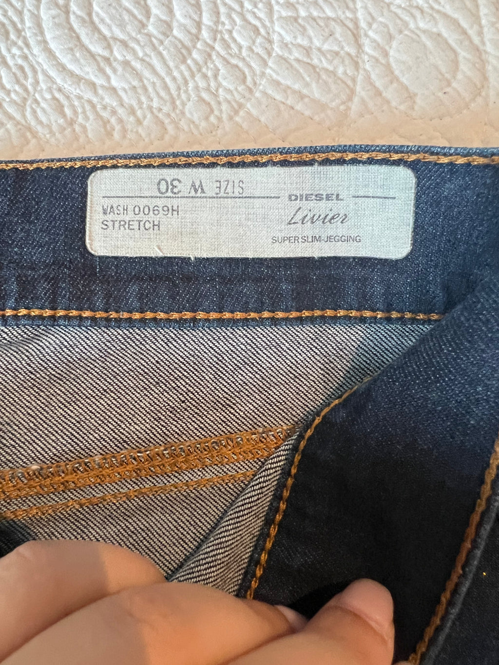 Diesel straight leg jeans / Tall