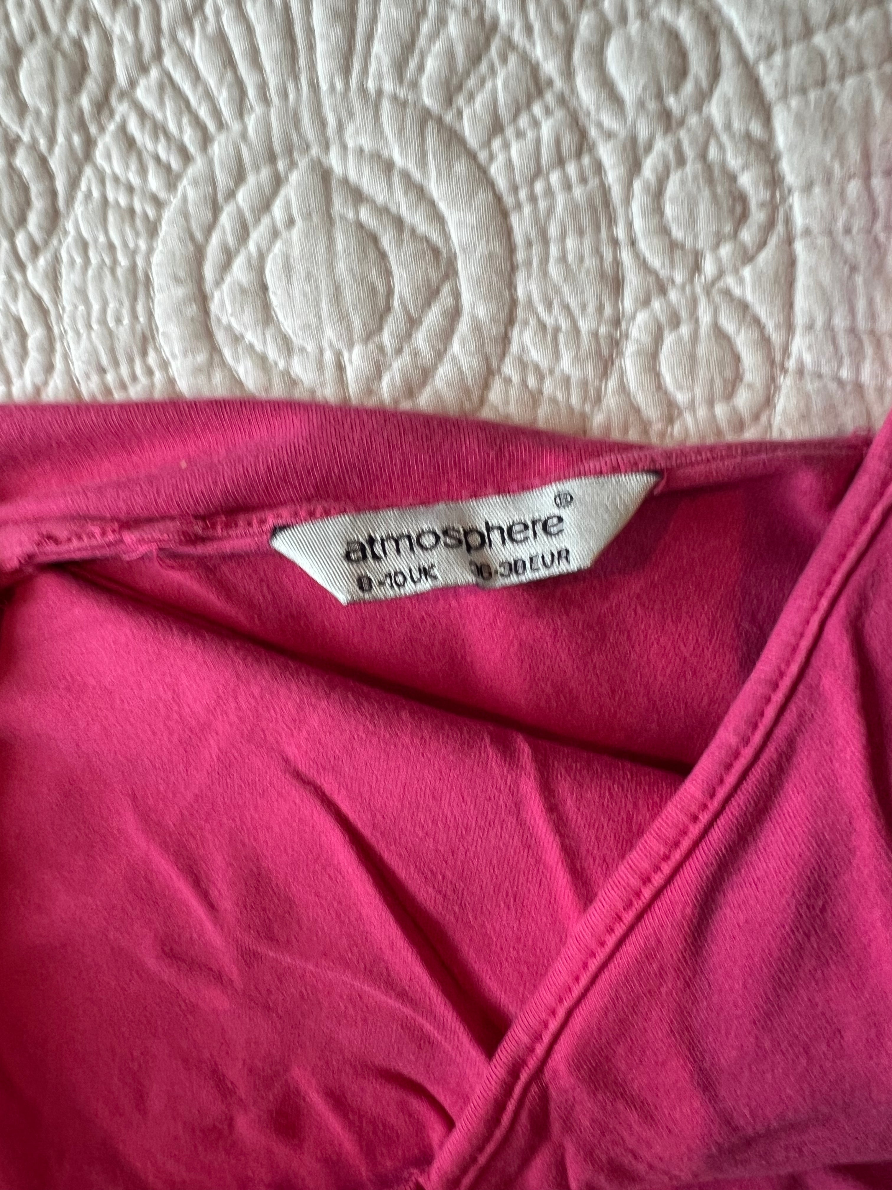 Pink spagetti strap tank top