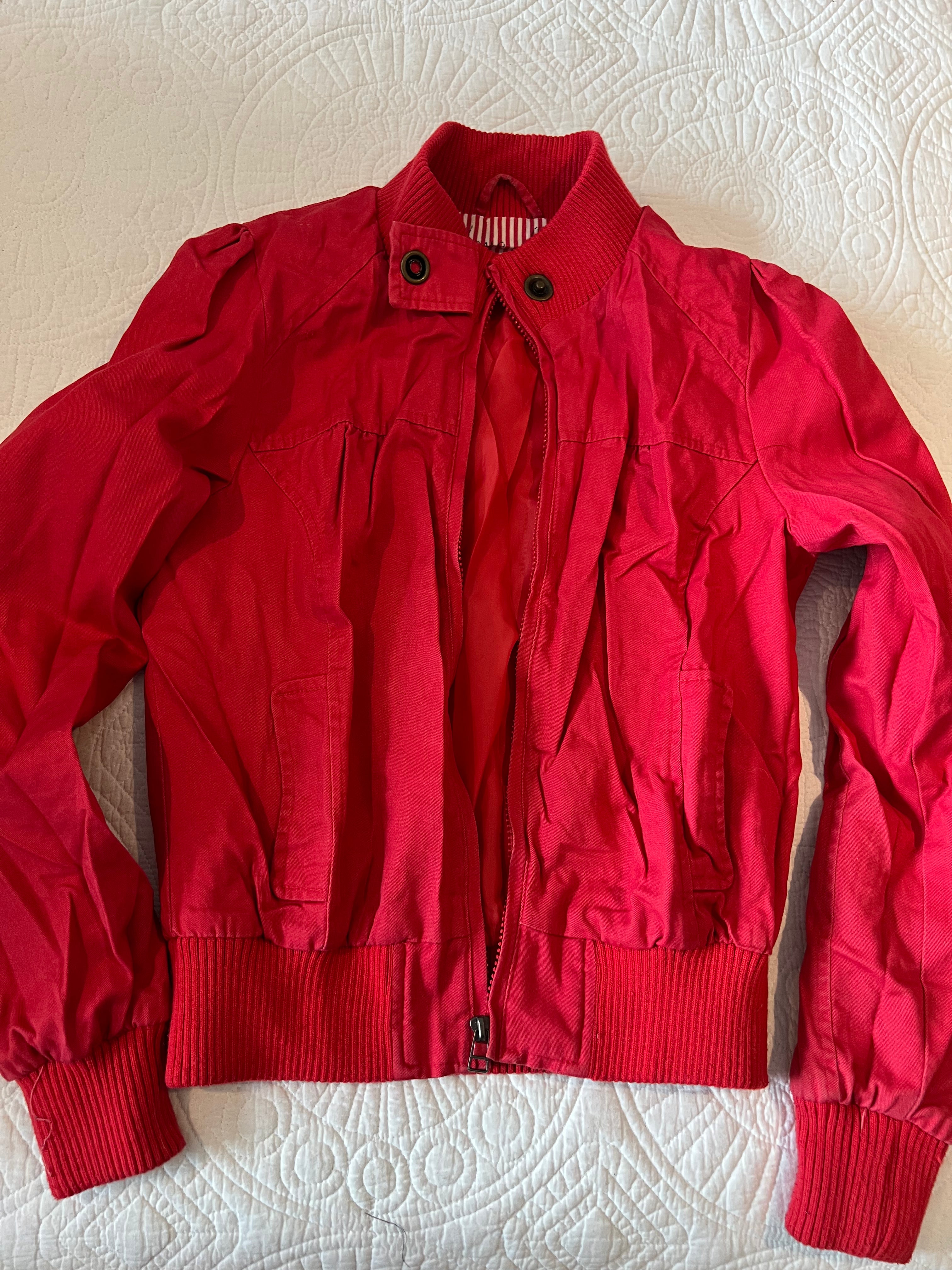 Red jacket