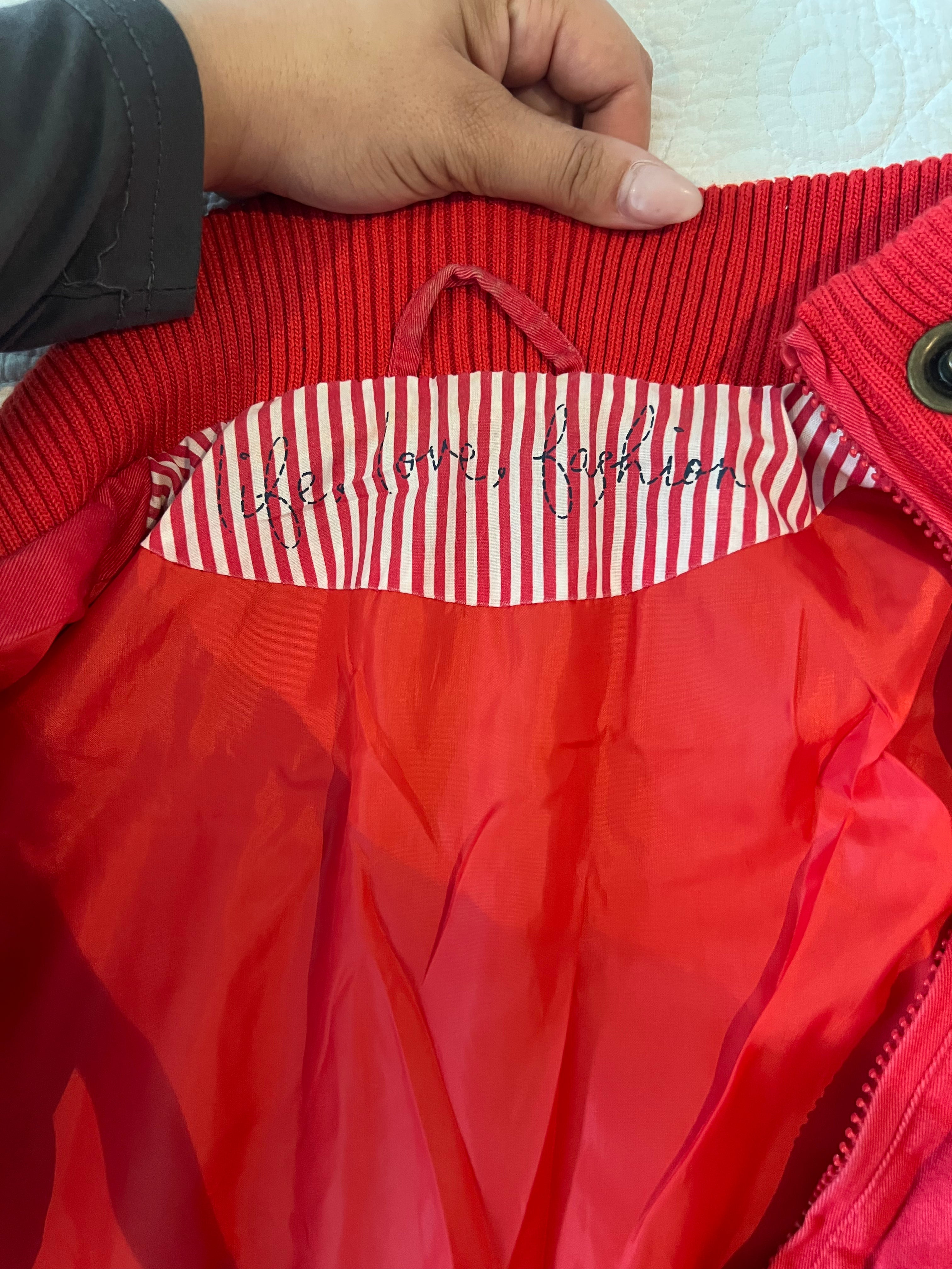 Red jacket