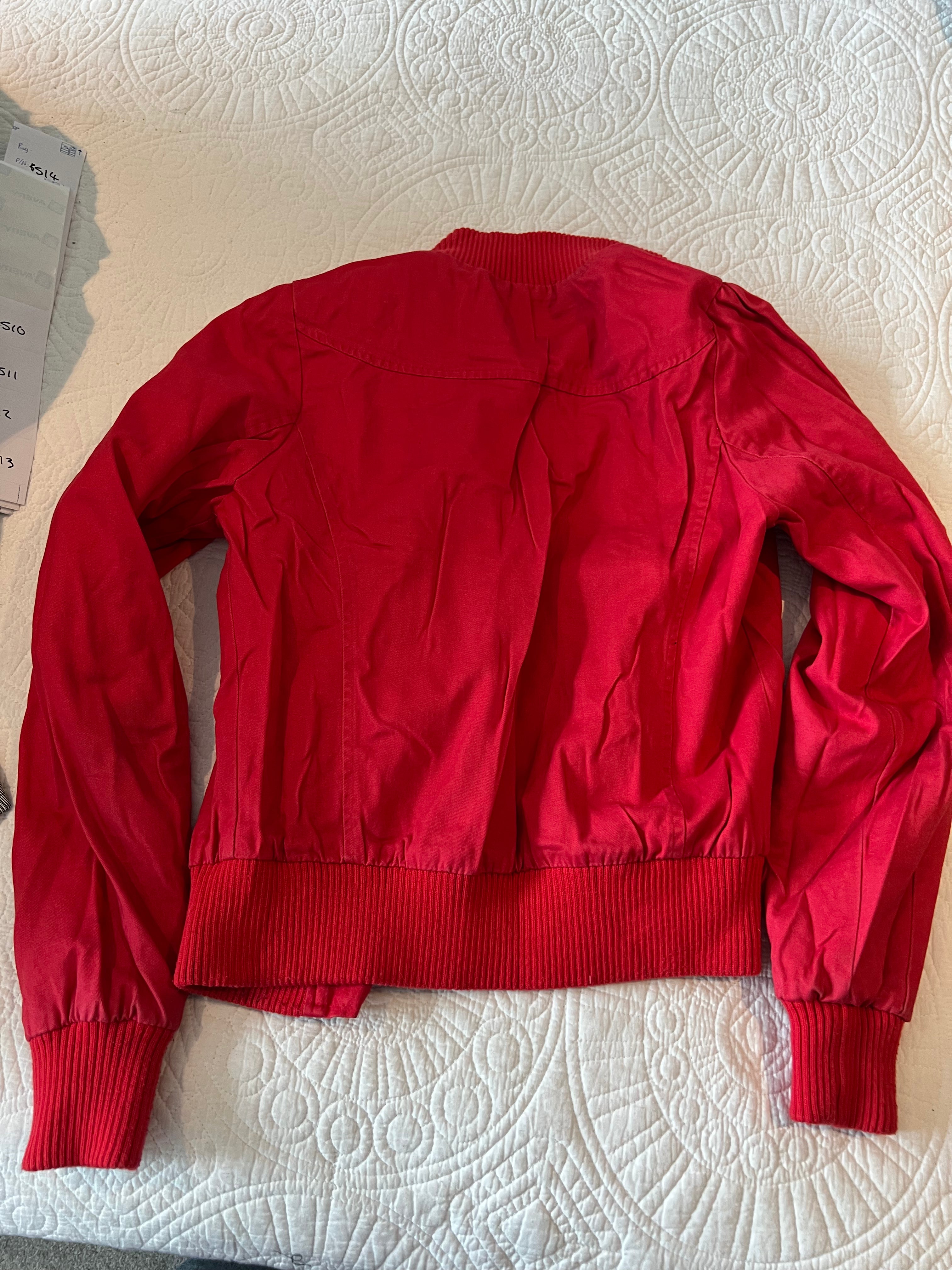 Red jacket