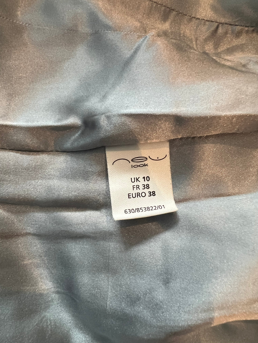 Black blazer / silver lining inside