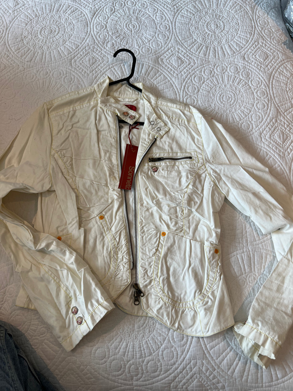 White jacket