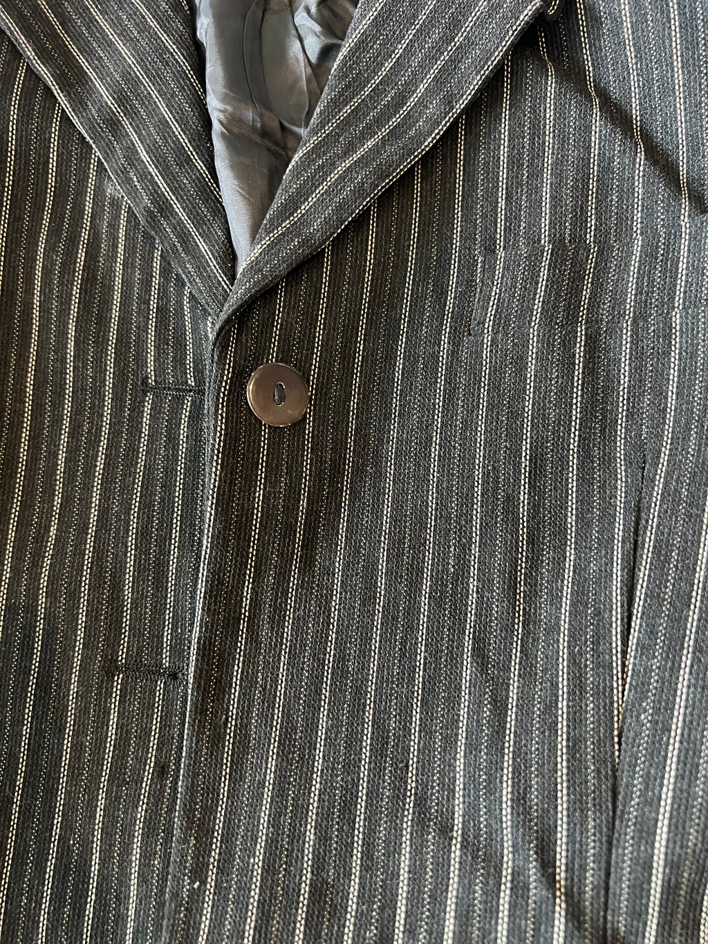Black and white stripe style blazer
