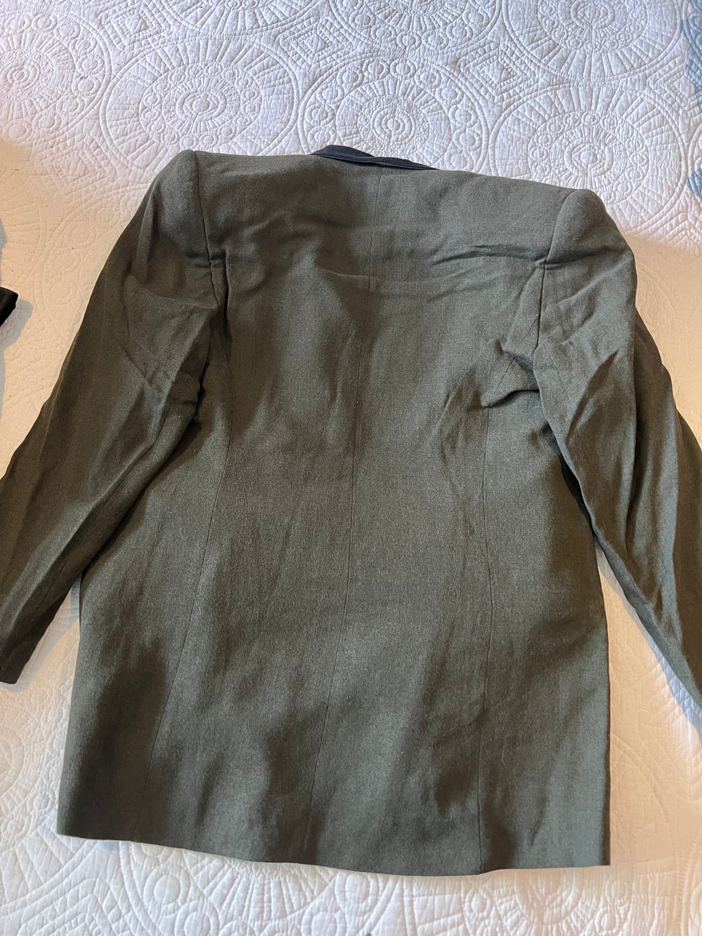 Dark green blazer jacket