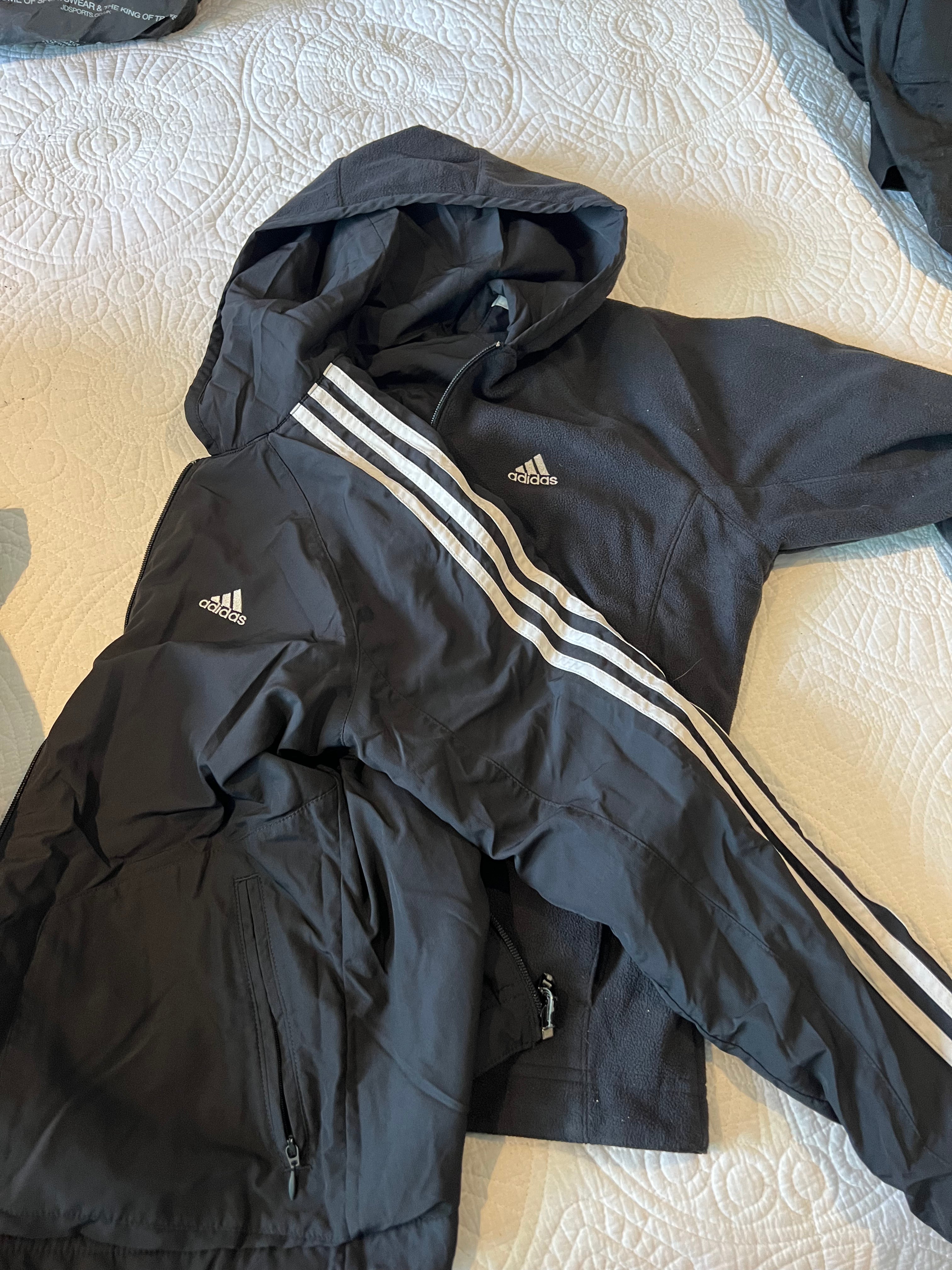 Reversible Adidas jacket / Fleece/wind breaker