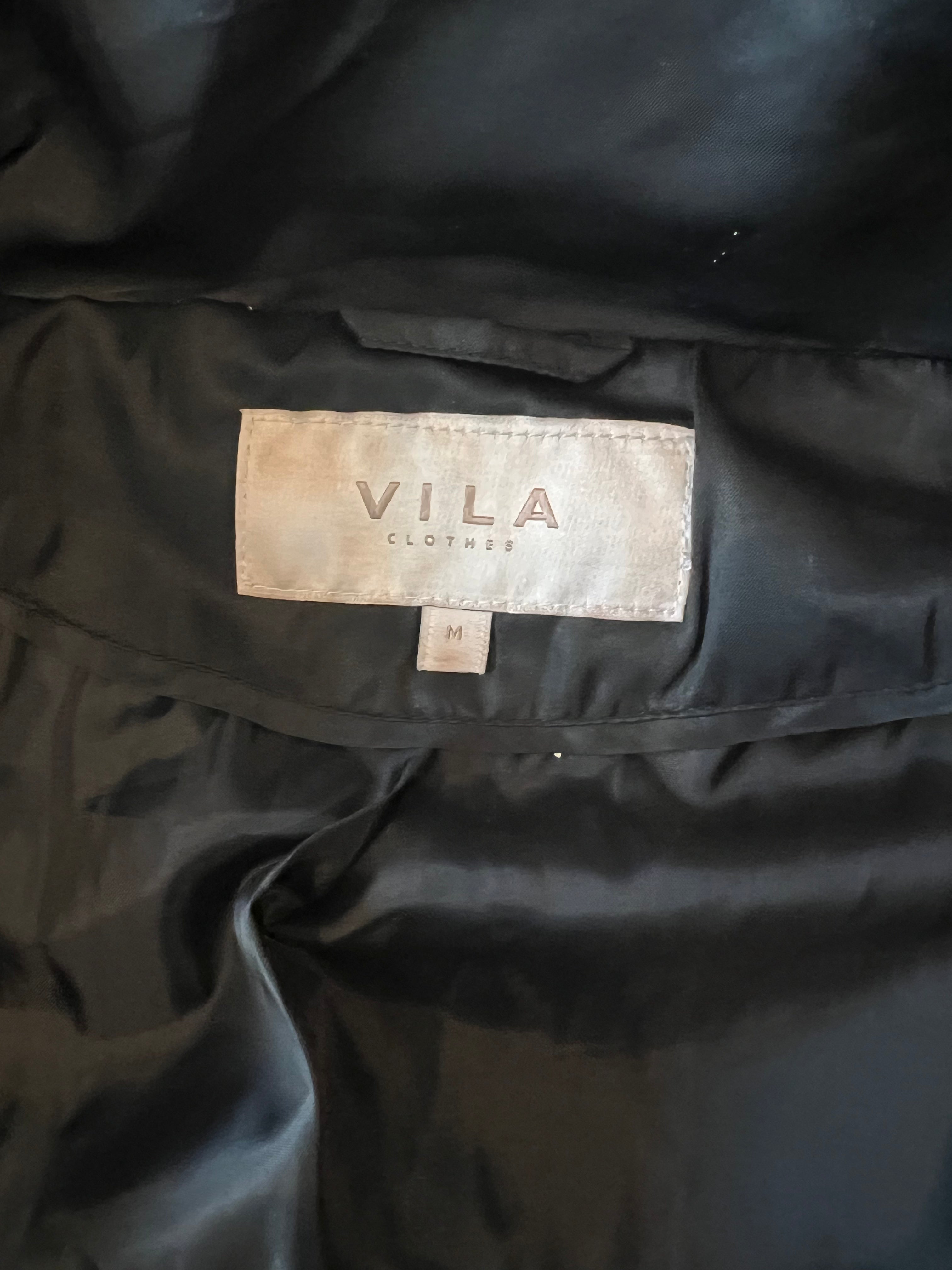 Black long puffer coat