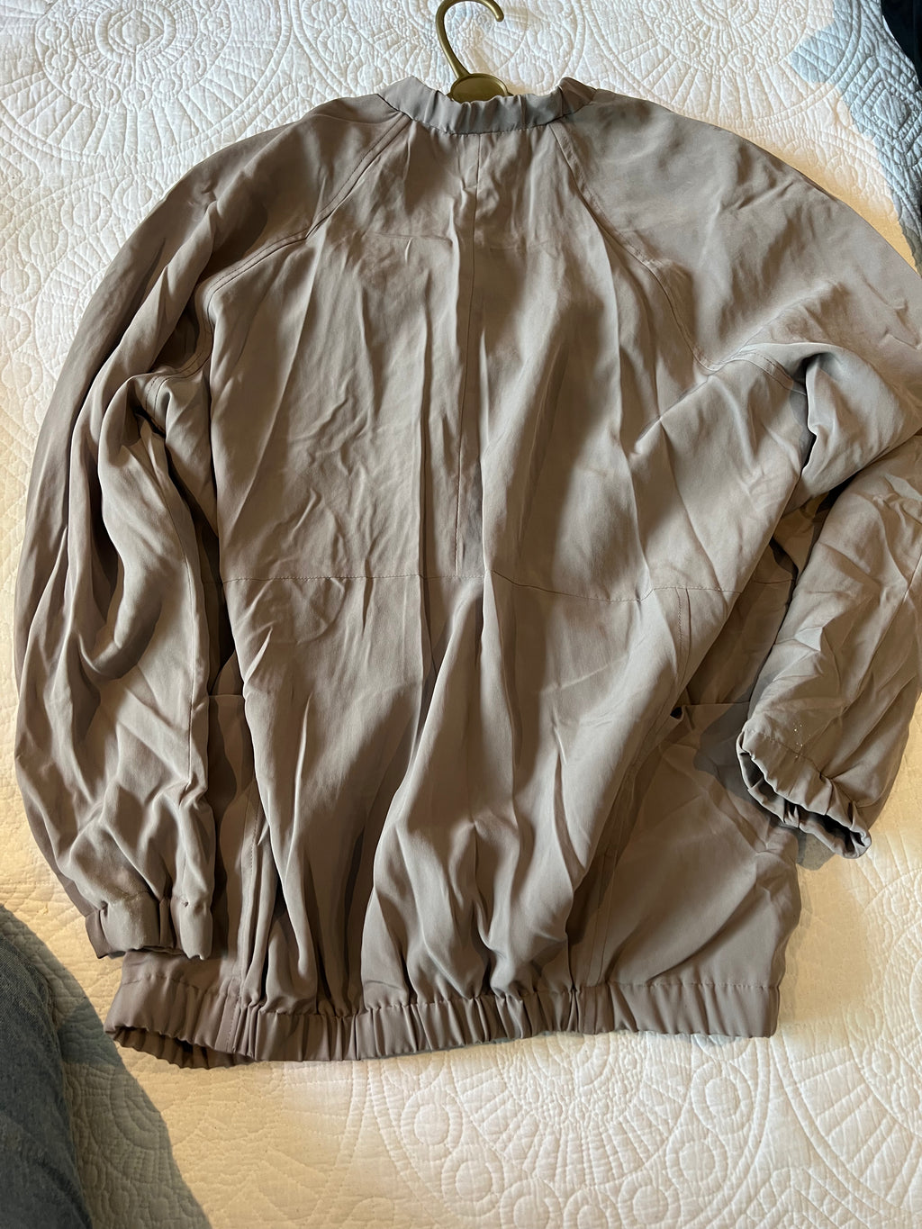 Khaki zip up jacket, Size 10, Worn a few times, Good condition