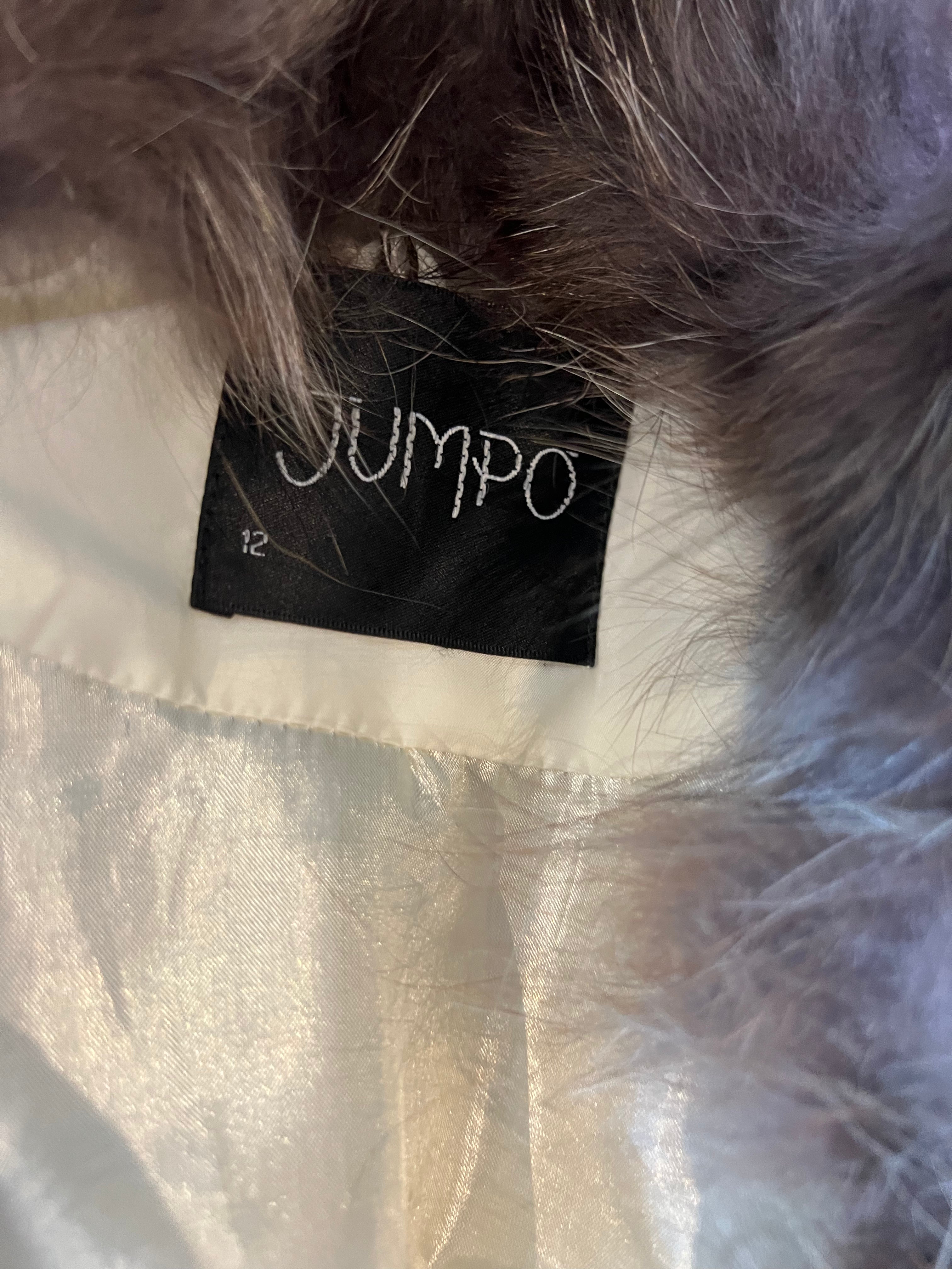 Cream coat with detachable faux fur
