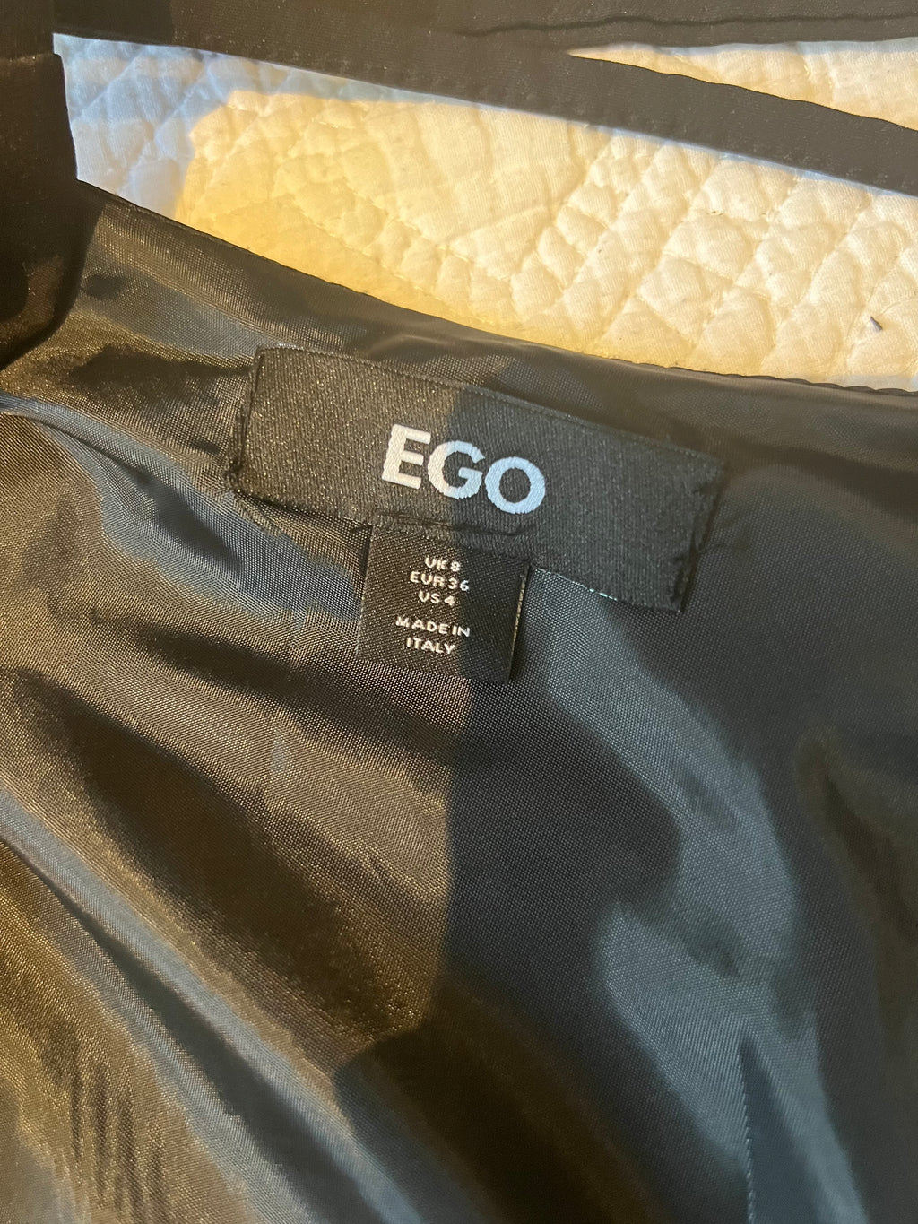 EGO black blazer dress / Cut out shoulder