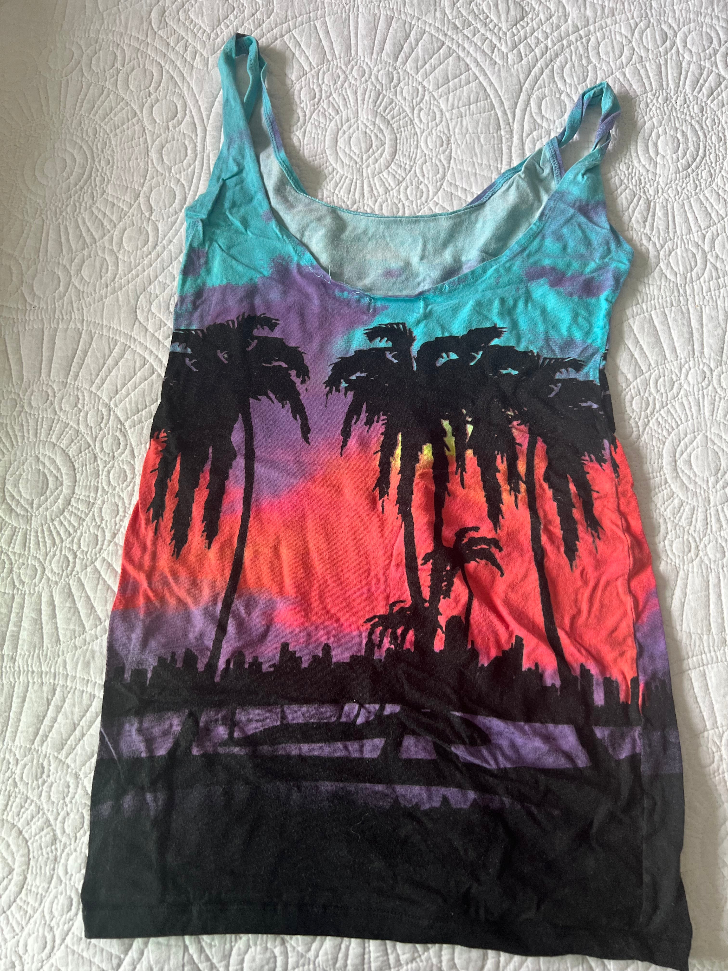 Palm tree top