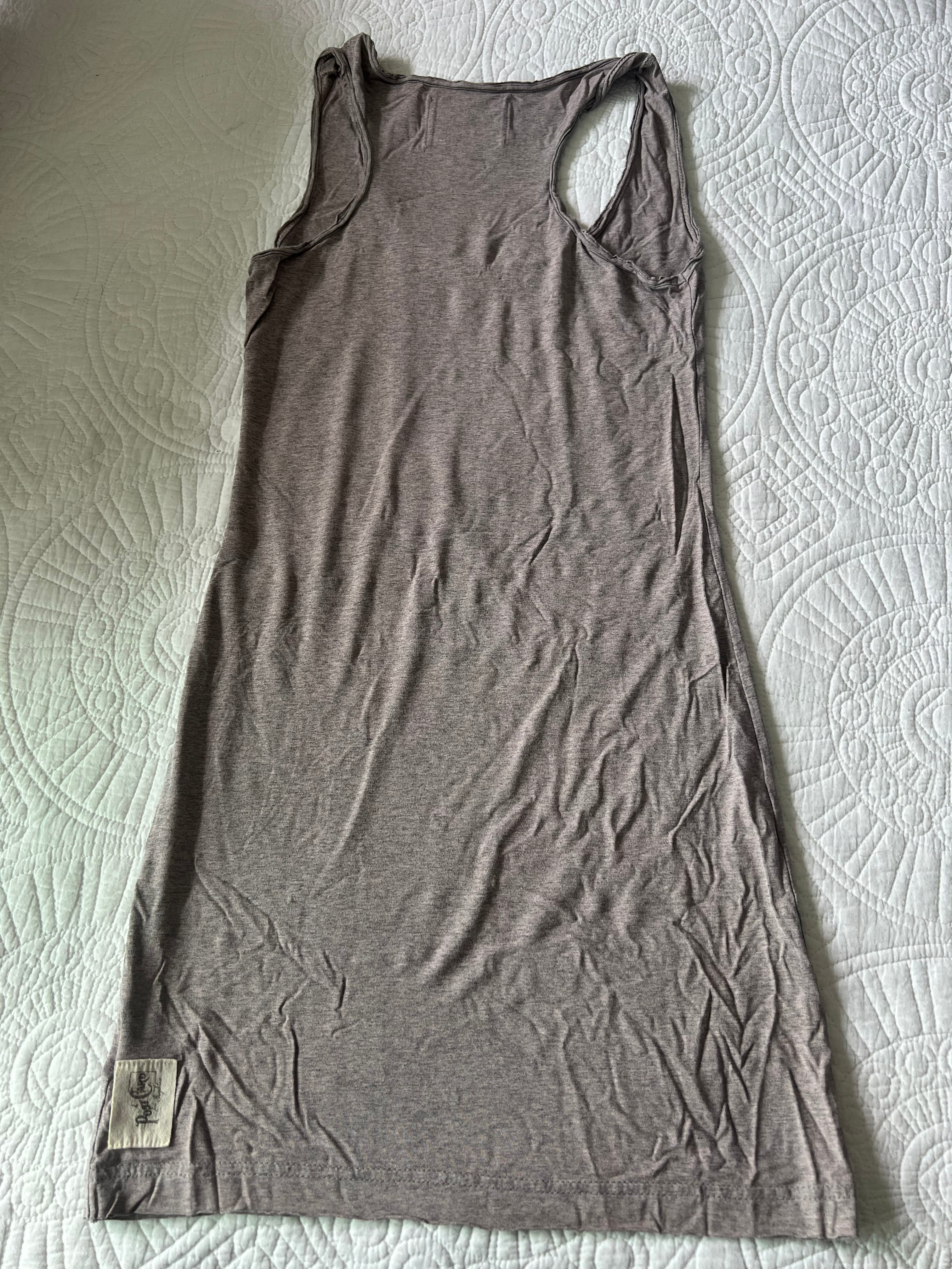 Light brown t-shirt dress