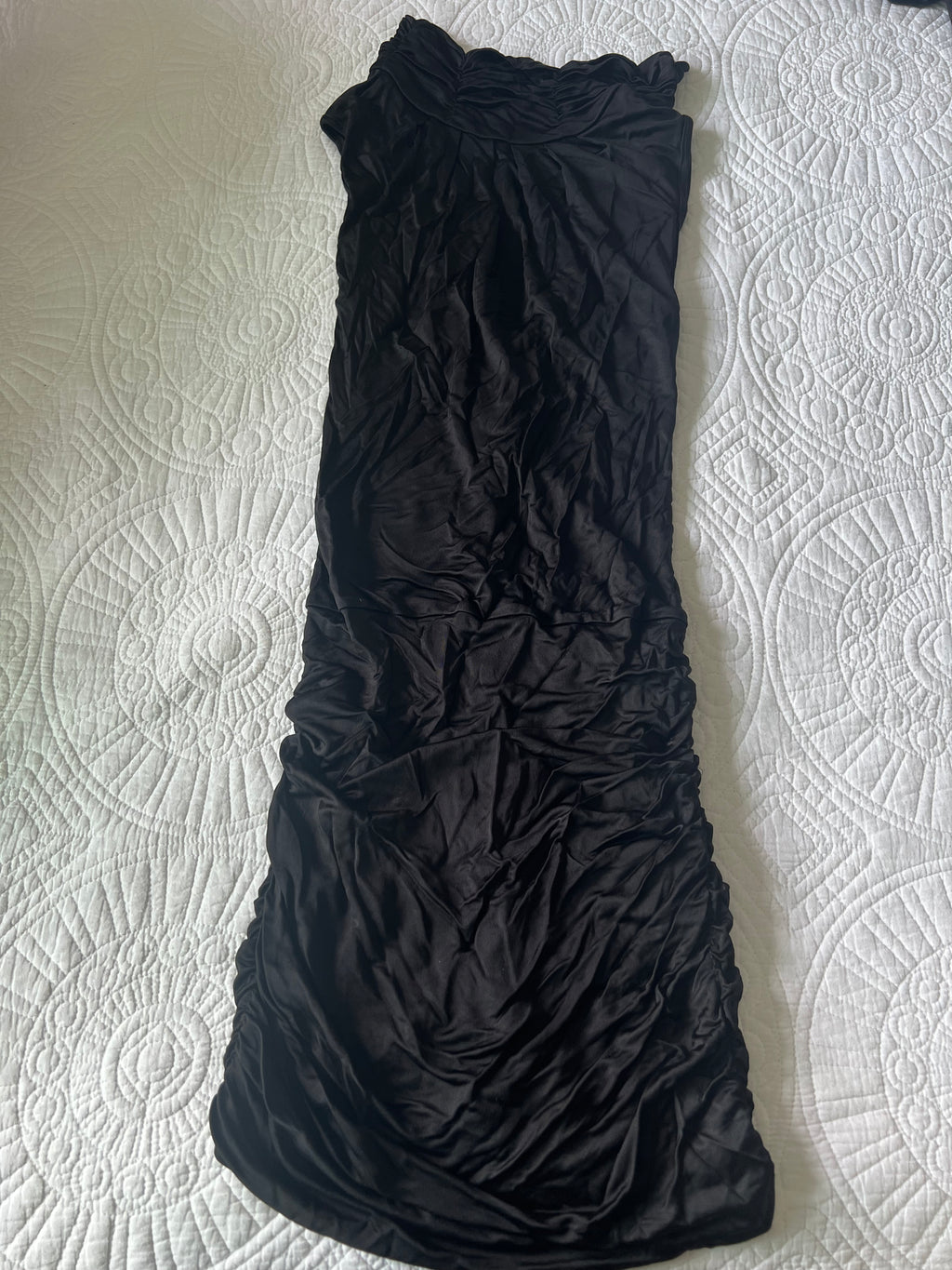 Black short dress with cut out back