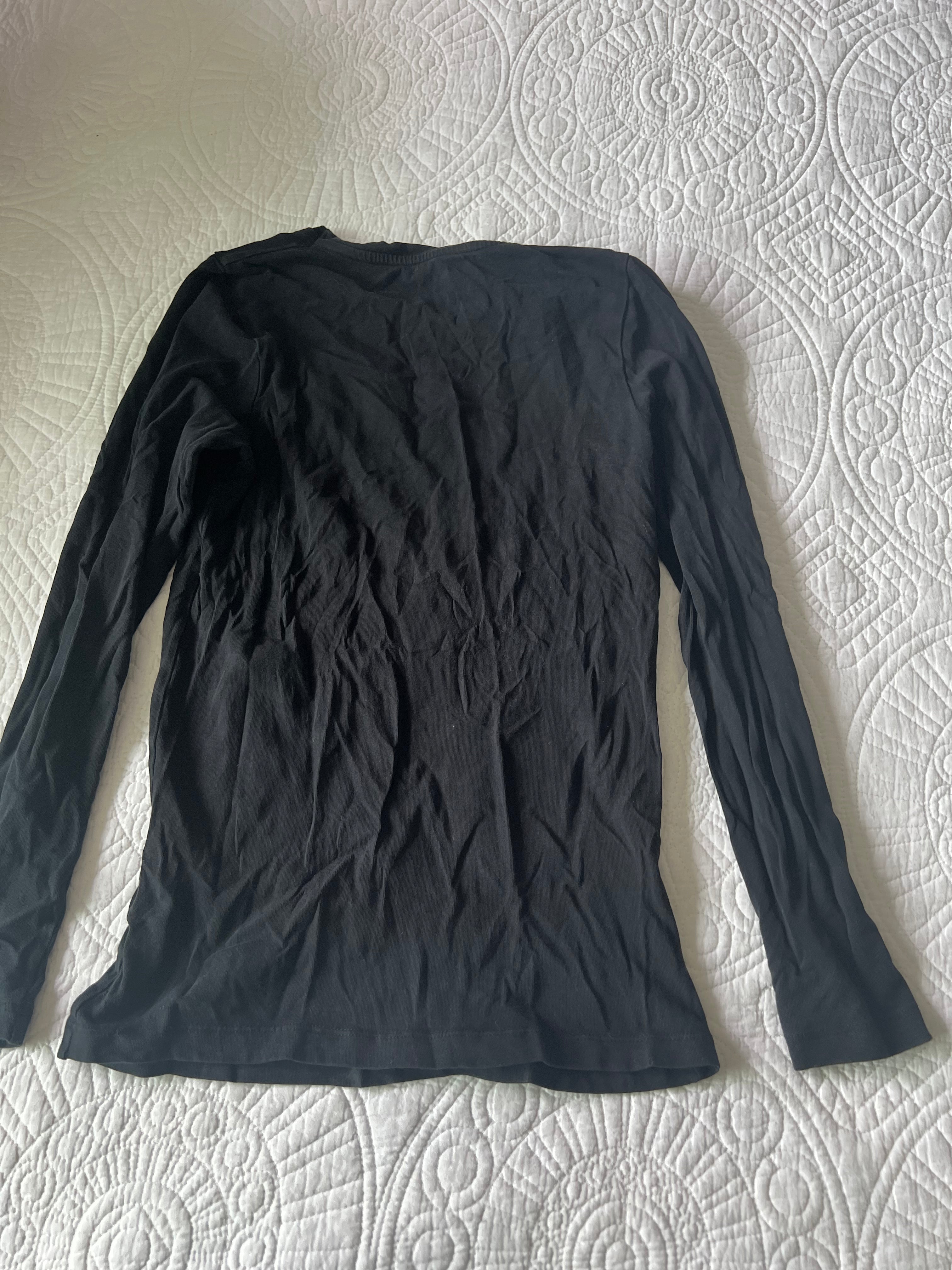 Black long sleeve top